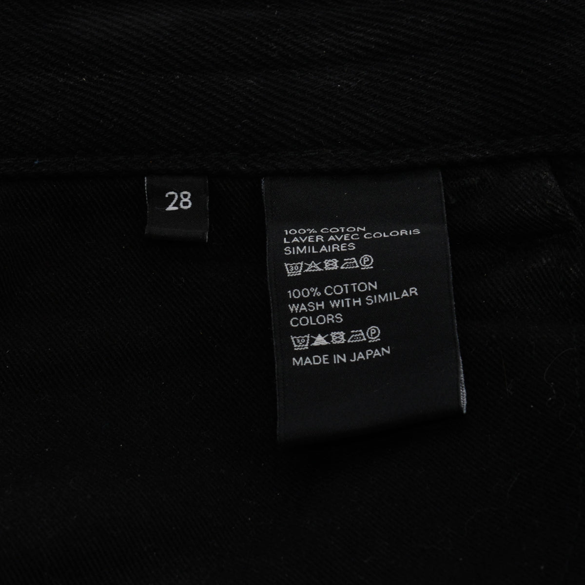 Celine Black Soft Denim Dylan Flared Jeans 28