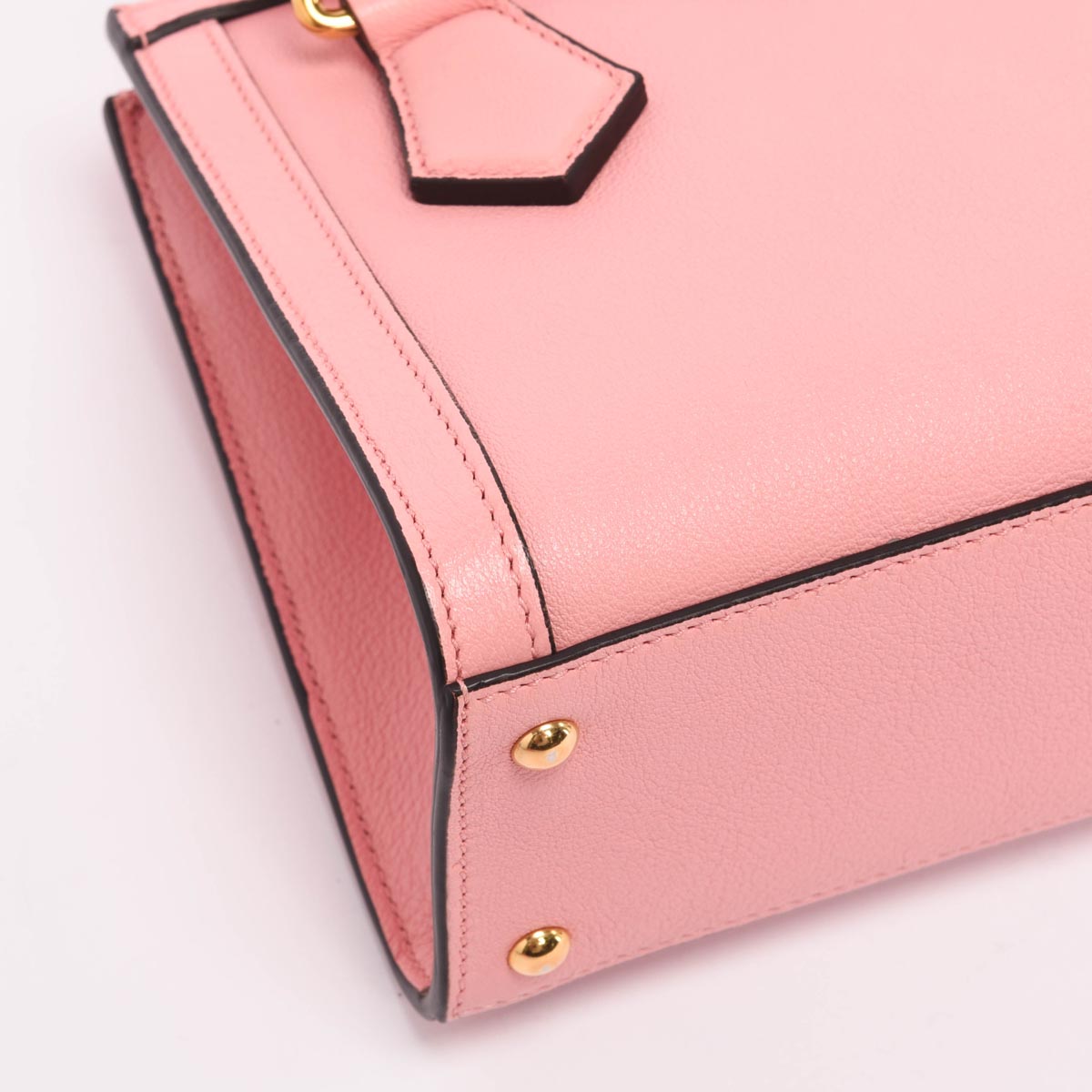 Gucci Pink Grained Leather Mini Diana Tote