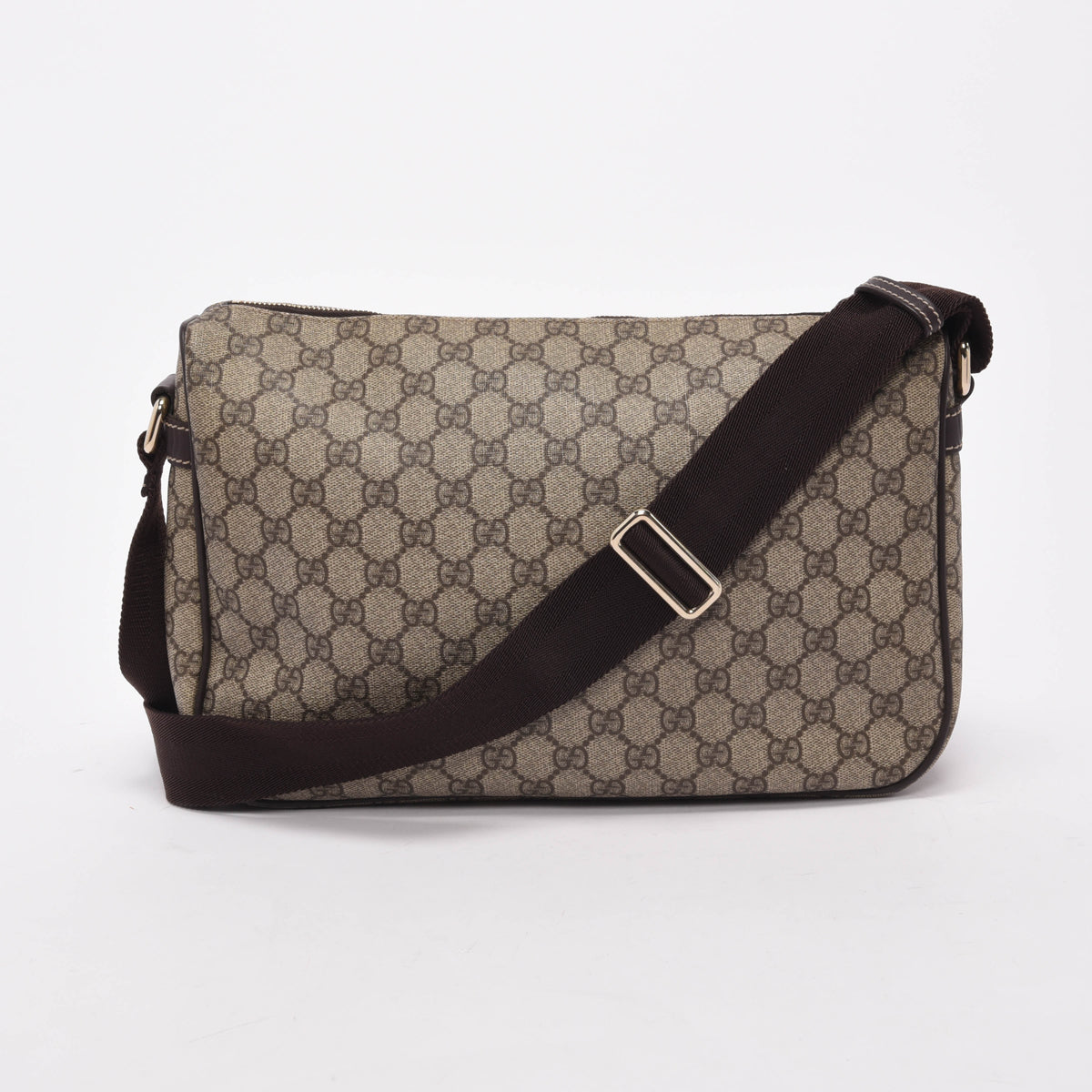 Gucci GG Plus Monogram Front Pocket Messenger Bag