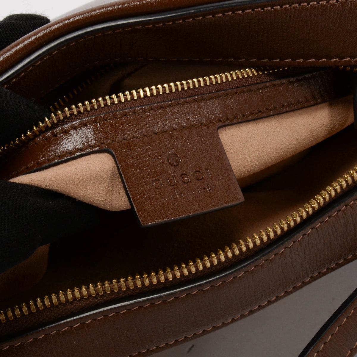 Gucci Brown Calfskin Small Horsebit 1955 Shoulder Bag
