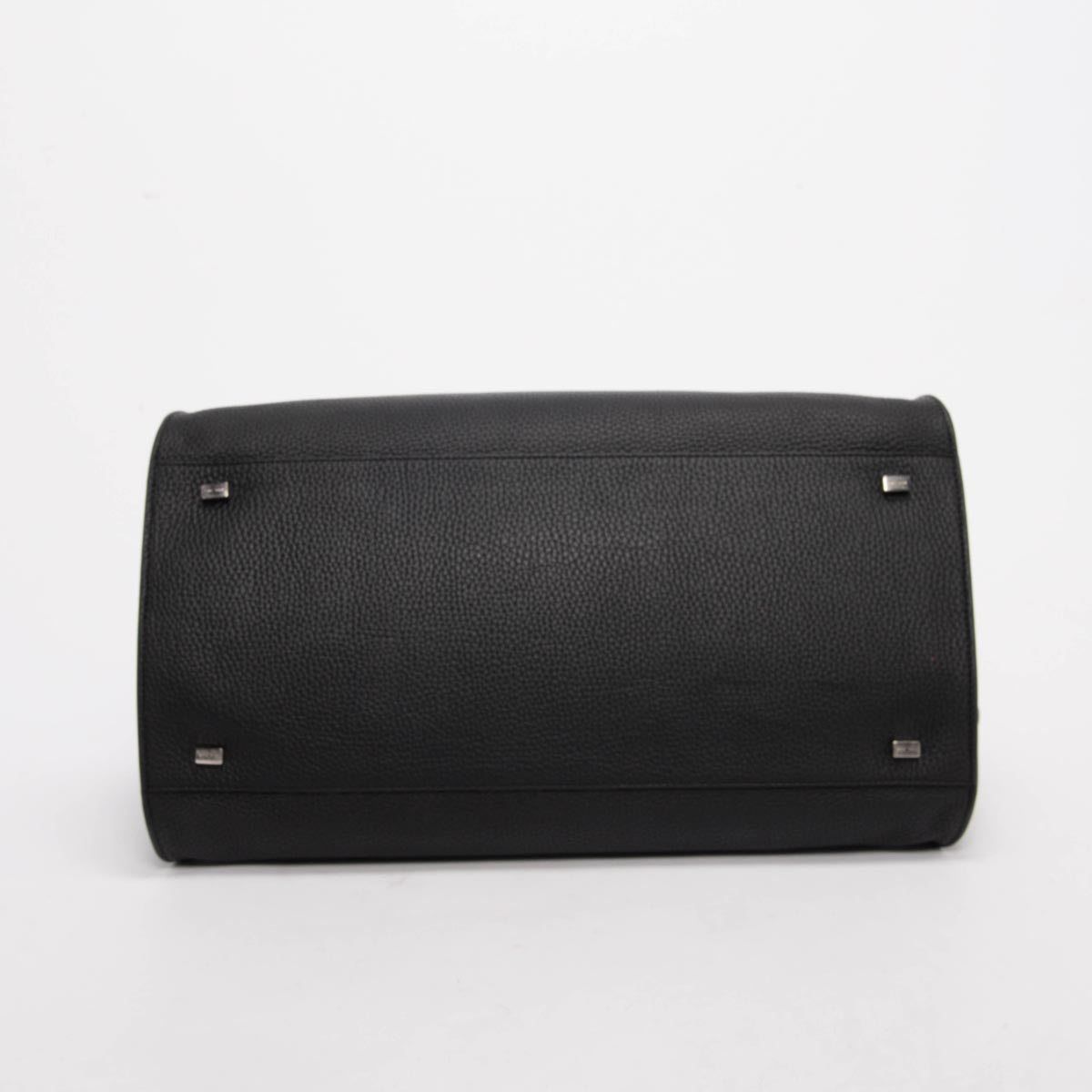 The Row Black Grained Calfskin Soft Margaux 15