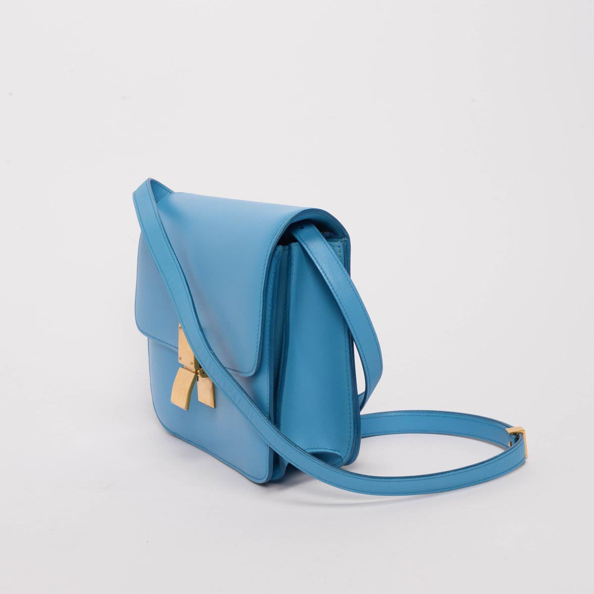 Celine Aqua Box Calf Classic Box Bag