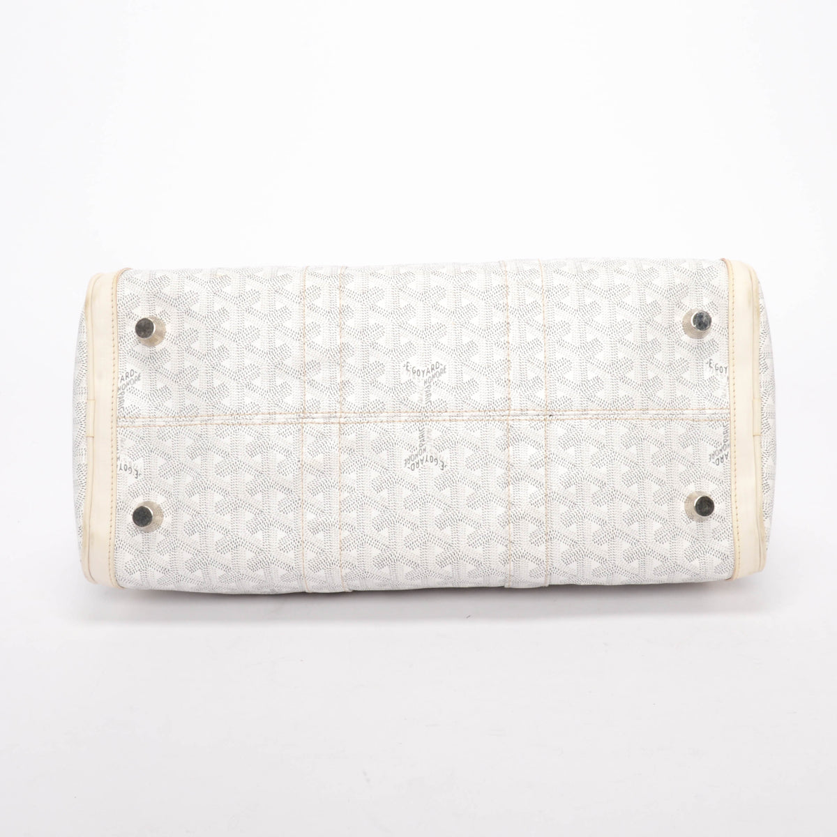 Goyard White Goyardine Crosiere 40 Cross Body Bag