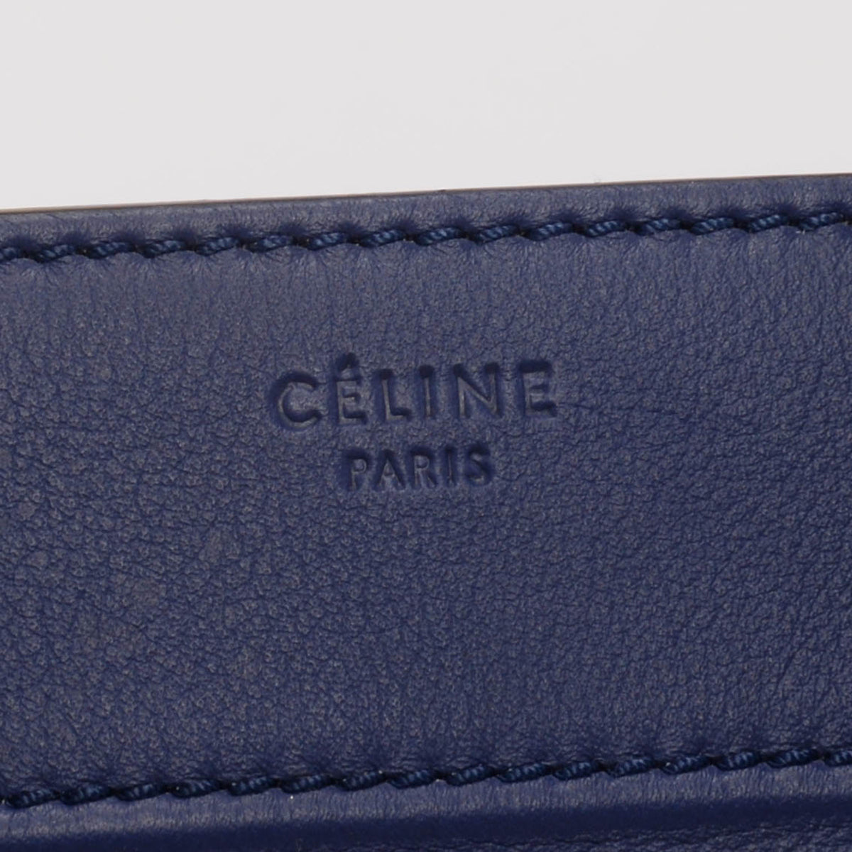 Celine Indigo Smooth Calf Medium Phantom Luggage Tote