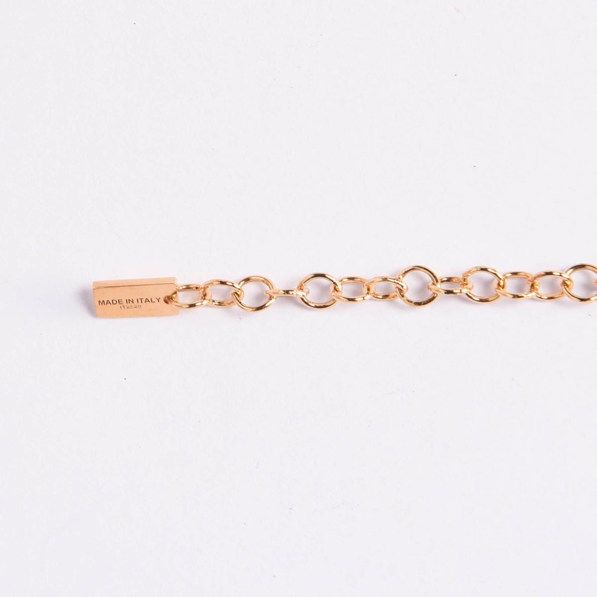 Fendi Gold Tone Metal Baguette Bracelet