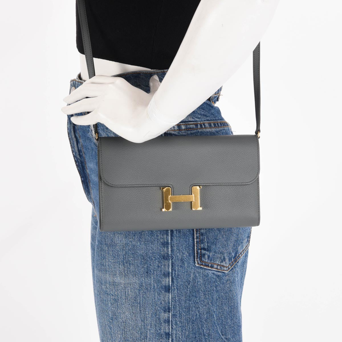 Hermes Vert Amande Evercolor Constance To Go Wallet