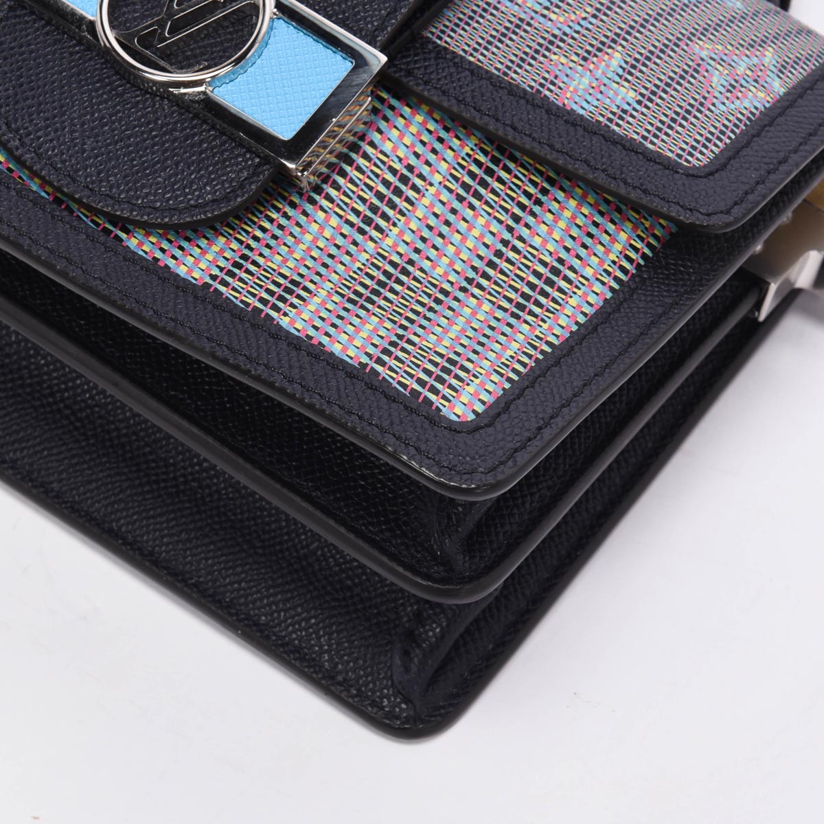 Louis Vuitton Blue Monogram LV Pop Mini Dauphine Bag