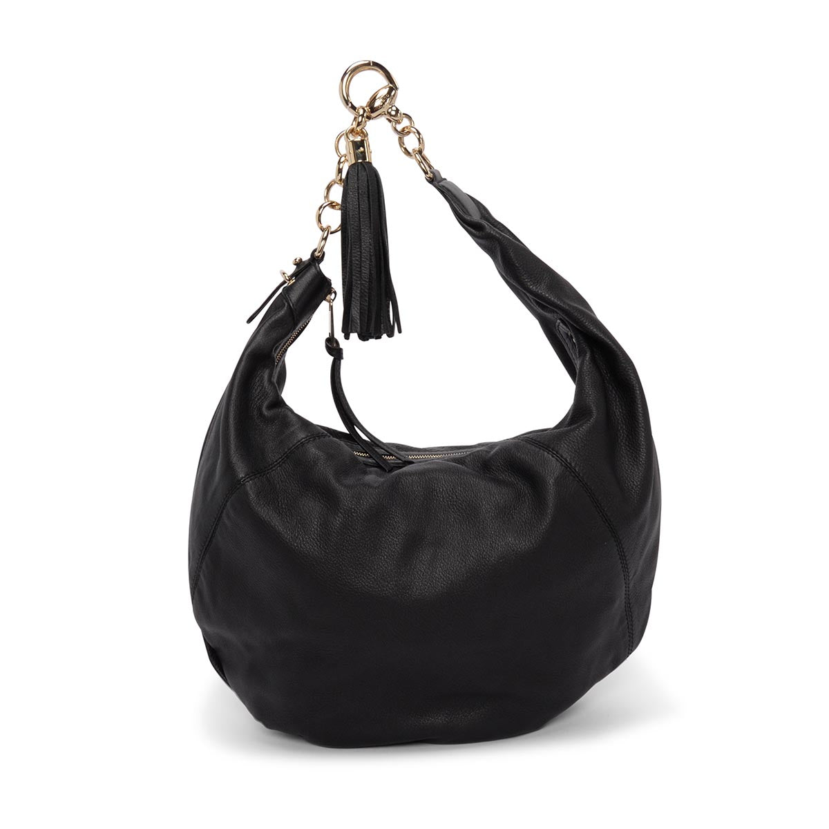 Gucci Black Calfskin Medium Sienna Hobo Bag