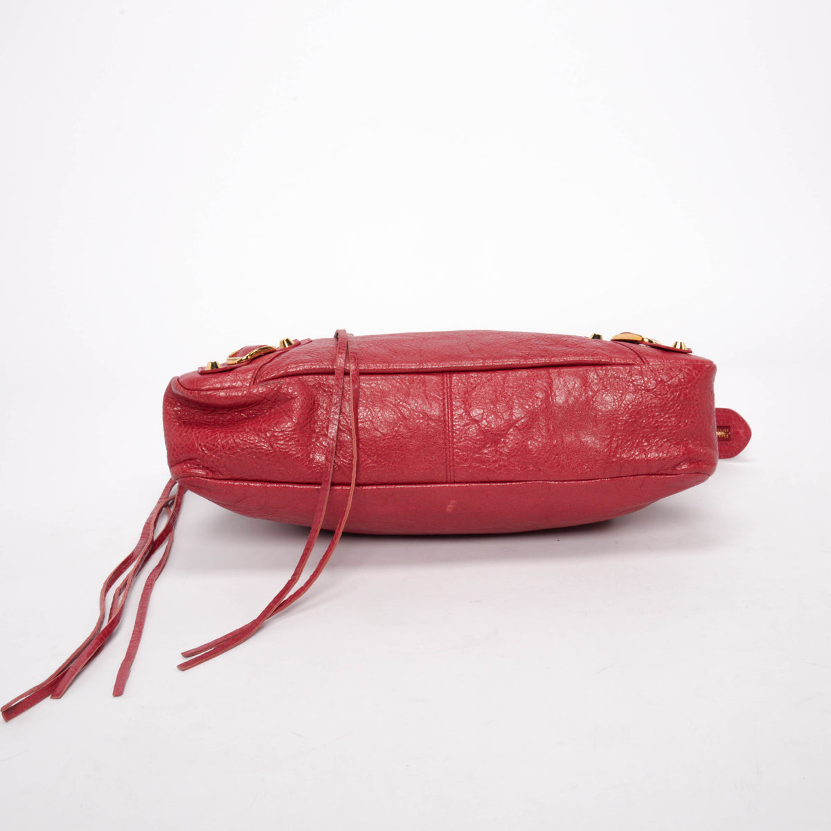 Balenciaga Raspberry Arena Lambskin Town Bag