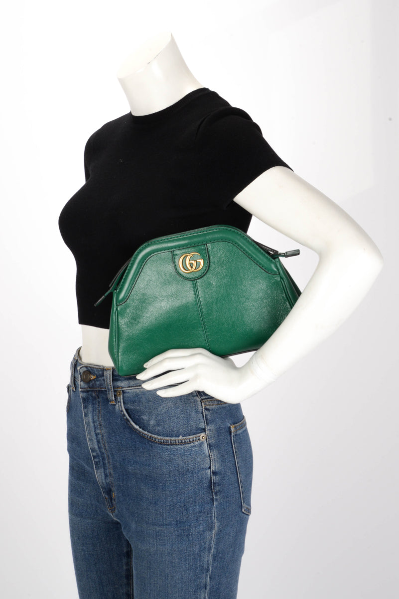 Gucci Emerald Green Calfskin Re(Belle) Small Shoulder Bag