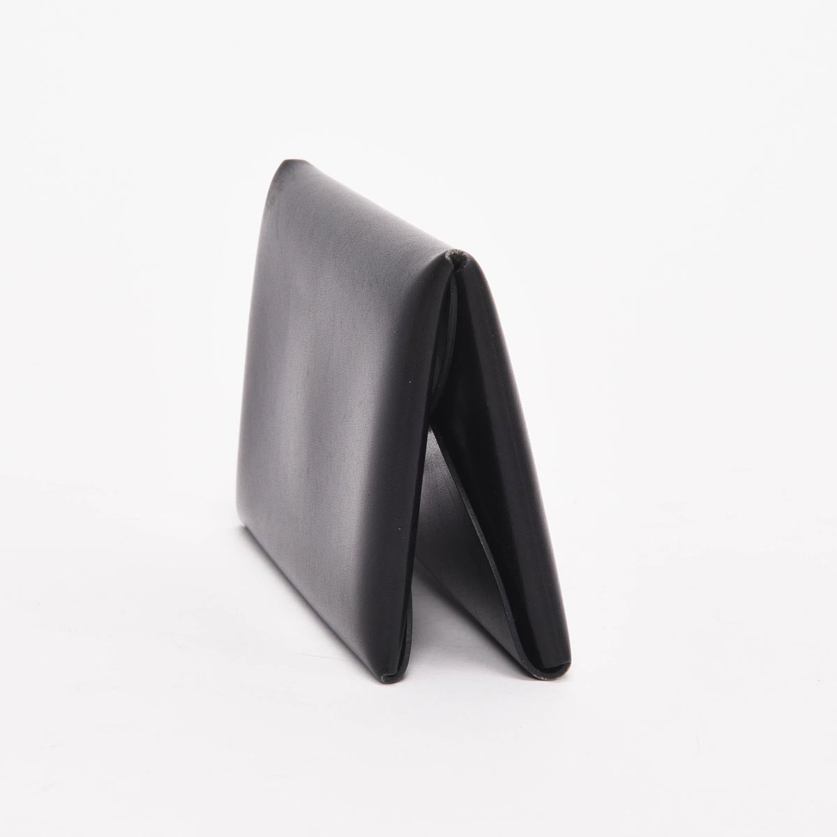 Hermes Black Box Calf Calvi Duo Compact Card Holder