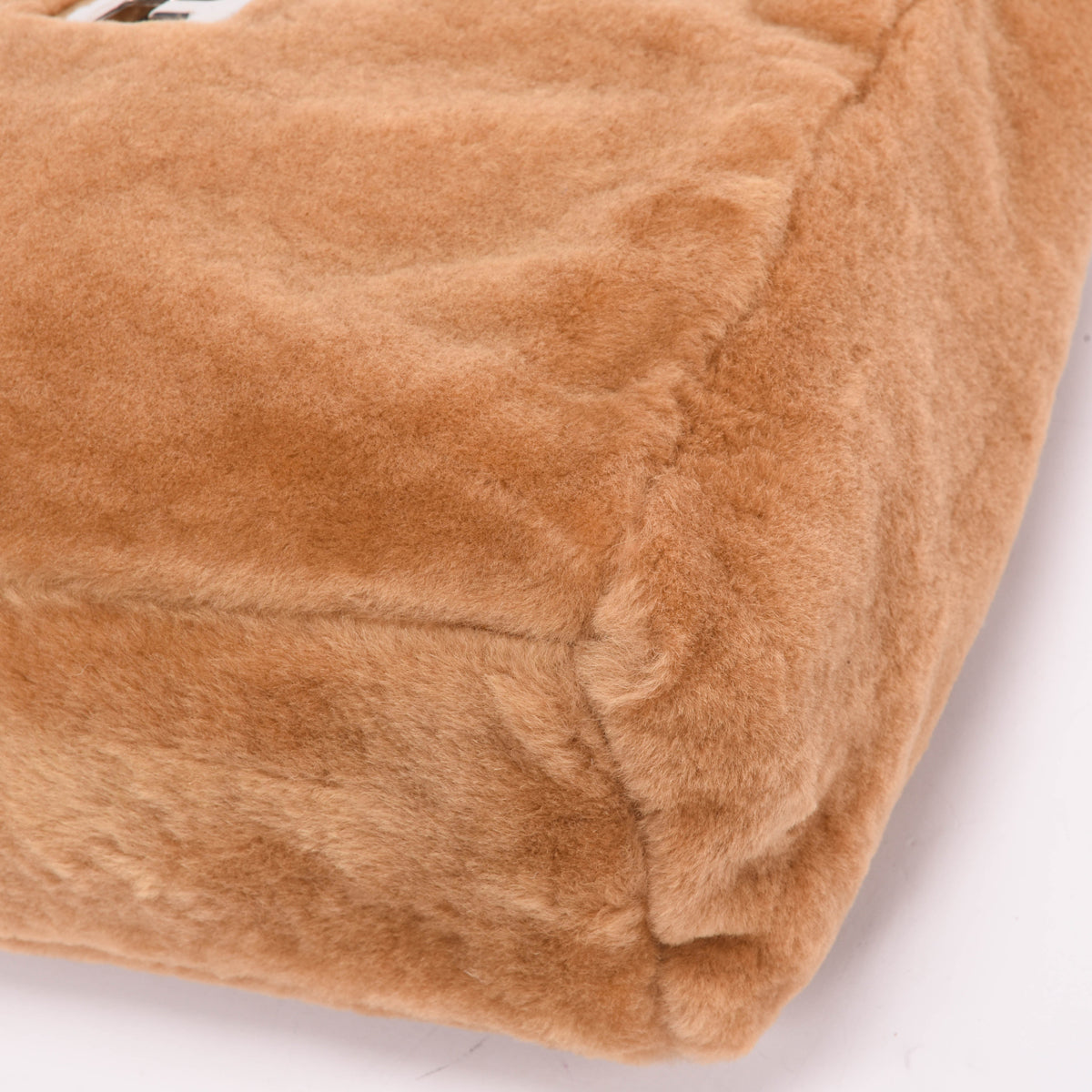 Fendi Caramel Faux Fur FF Tote