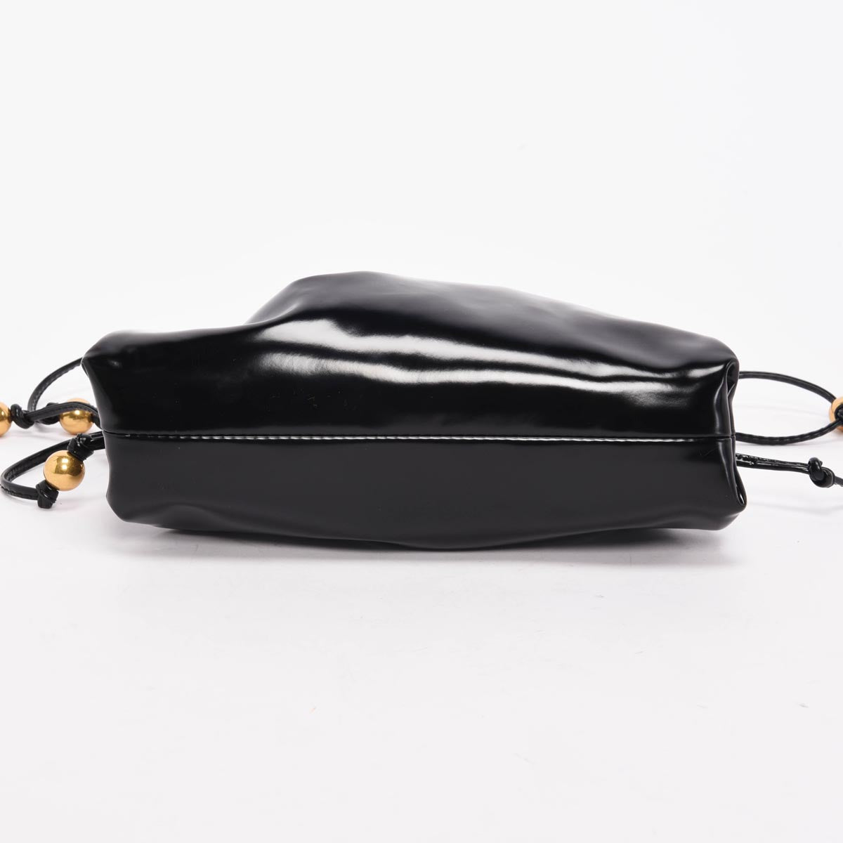 Bottega Veneta Black Brushed Calfskin Mini Pouch