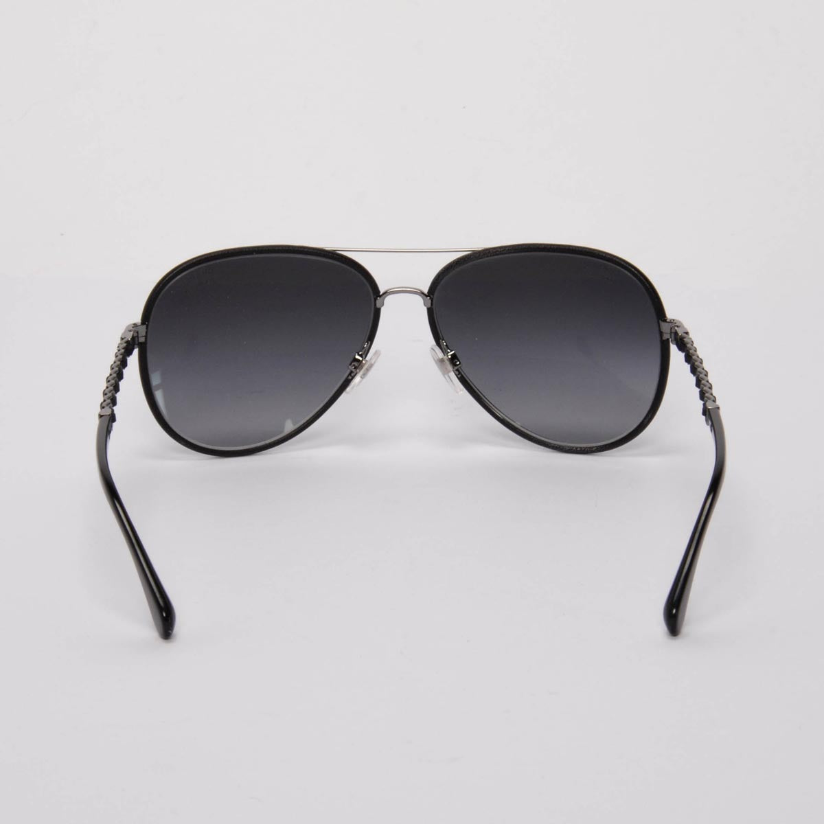 Chanel Black Polarised Aviator Sunglasses