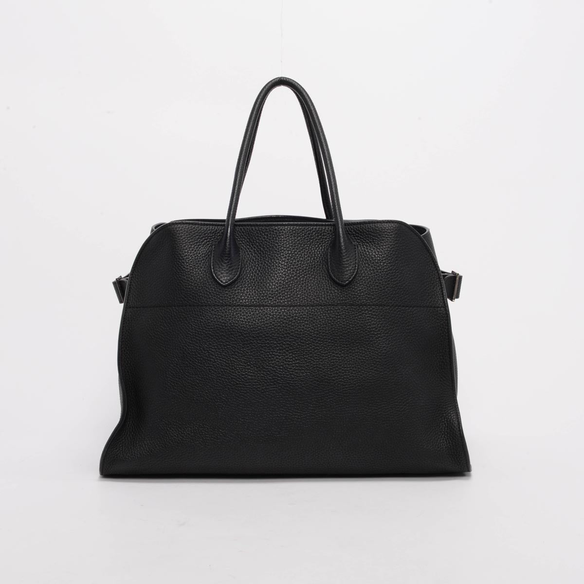 The Row Black Grained Calfskin Soft Margaux 15