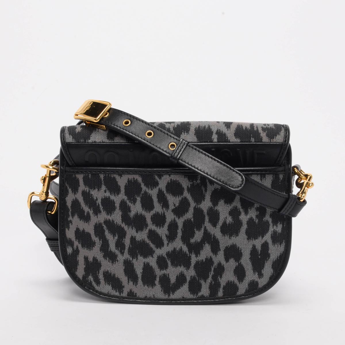 Dior Grey Mizza Canvas Medium Bobby Shoulder Bag