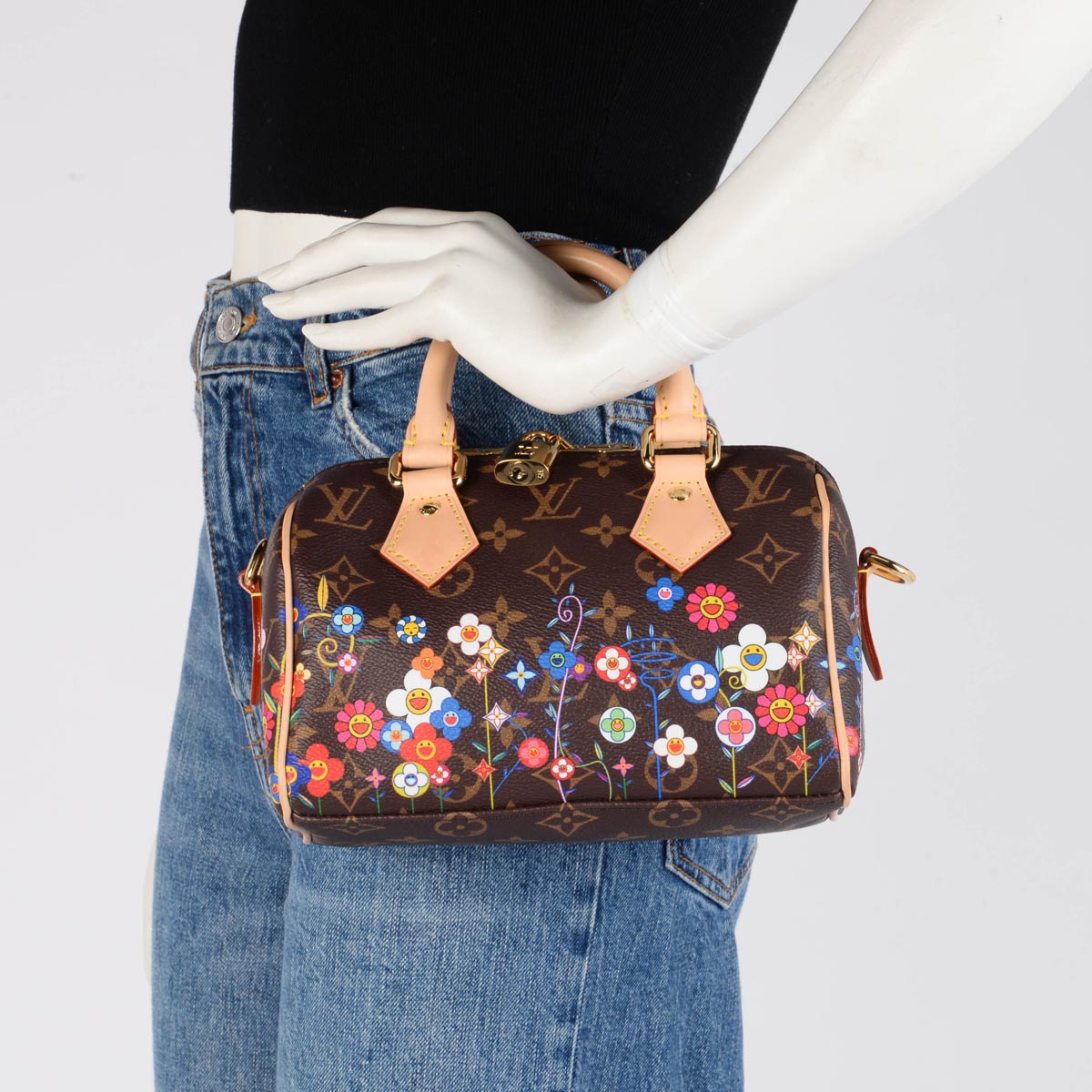 Louis Vuitton x Takashi Murakami Monogram Speedy Bandouliere 20