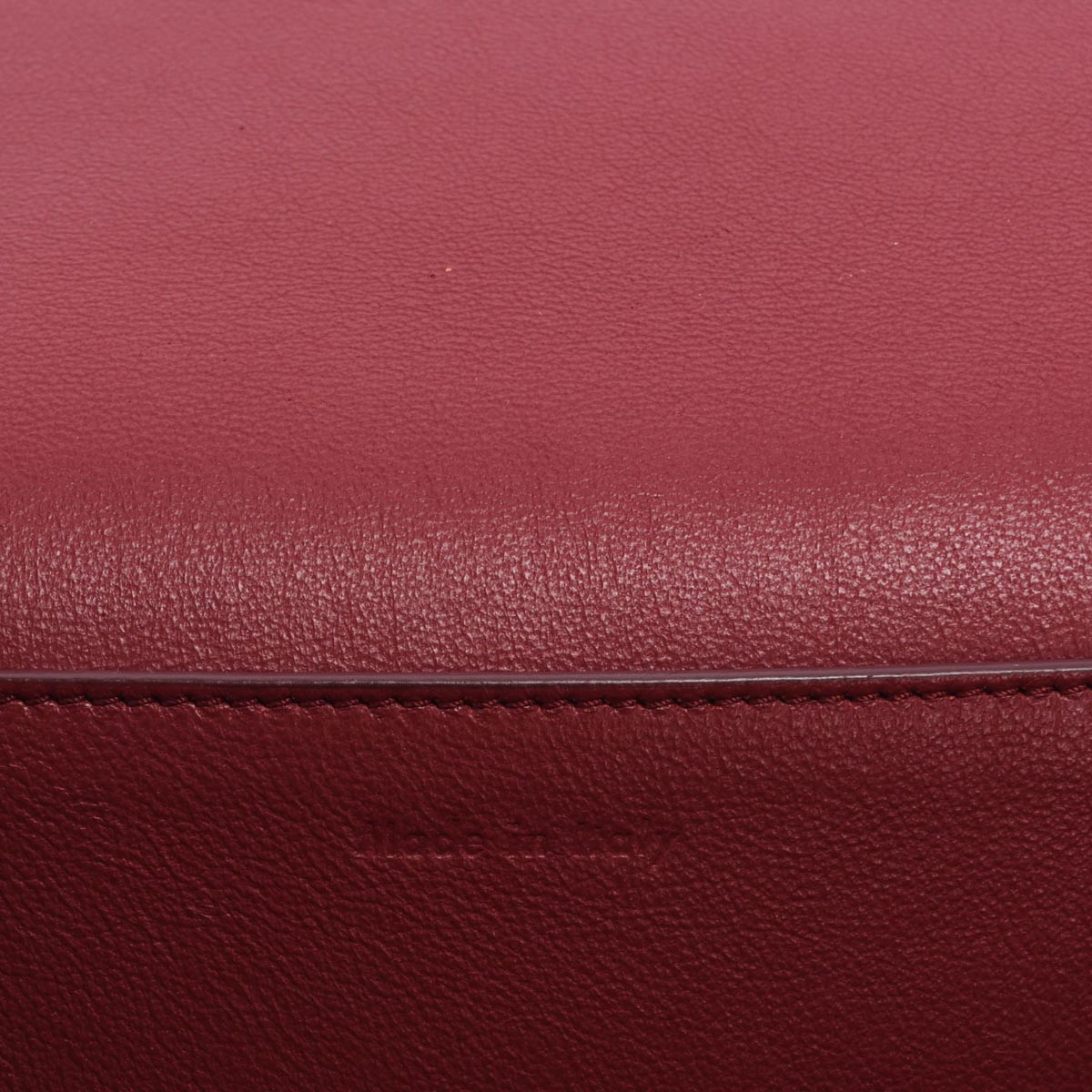 Celine Ruby & Nude Smooth Calfskin Medium Frame Bag