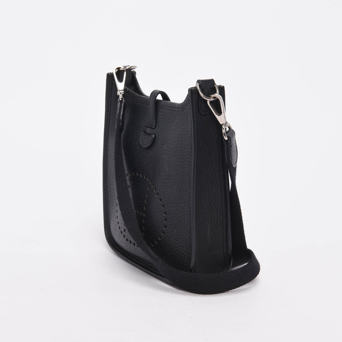 Hermes Black Clemence Evelyne TPM Bag