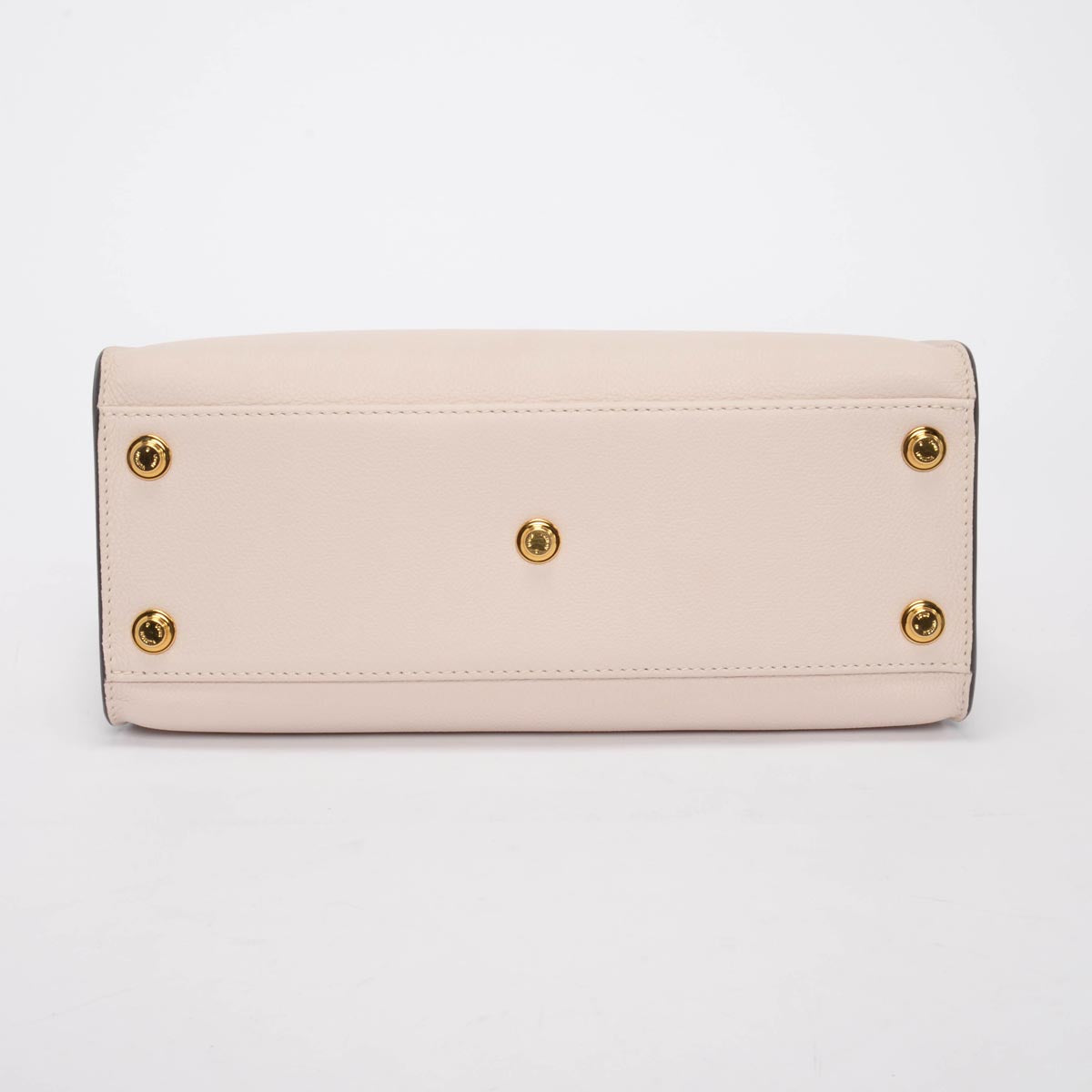 Louis Vuitton Greige Mahina Calfskin On My Side MM