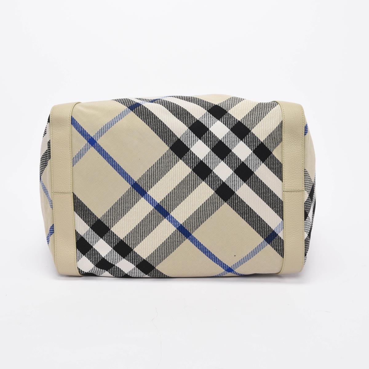 Burberry Beige Jacquard Check Large Festival Tote