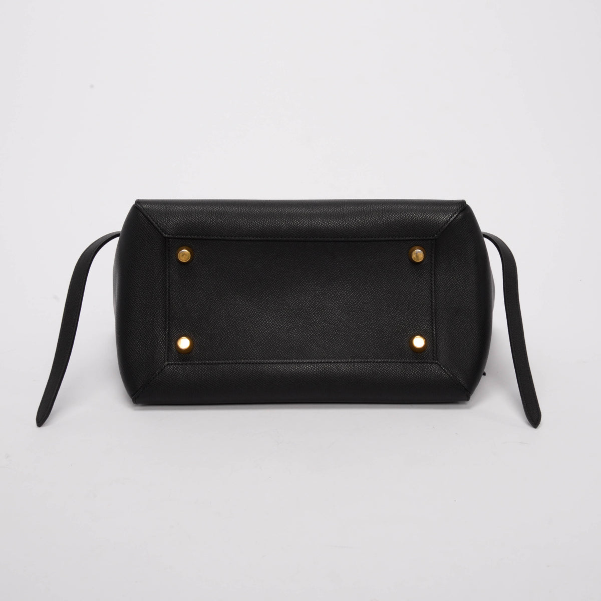 Celine Black Grained Calfskin Mini Belt Bag