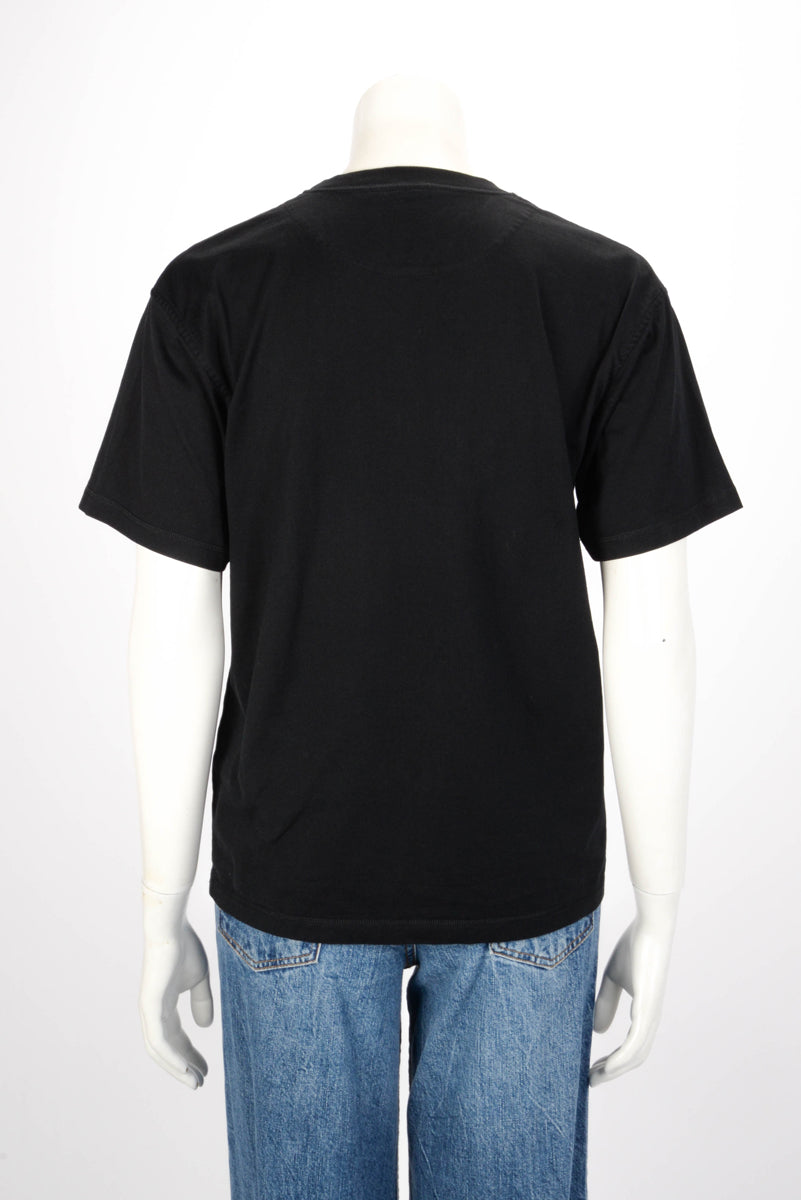 Hermes Black Cotton Mors a Jouets T-Shirt FR 38