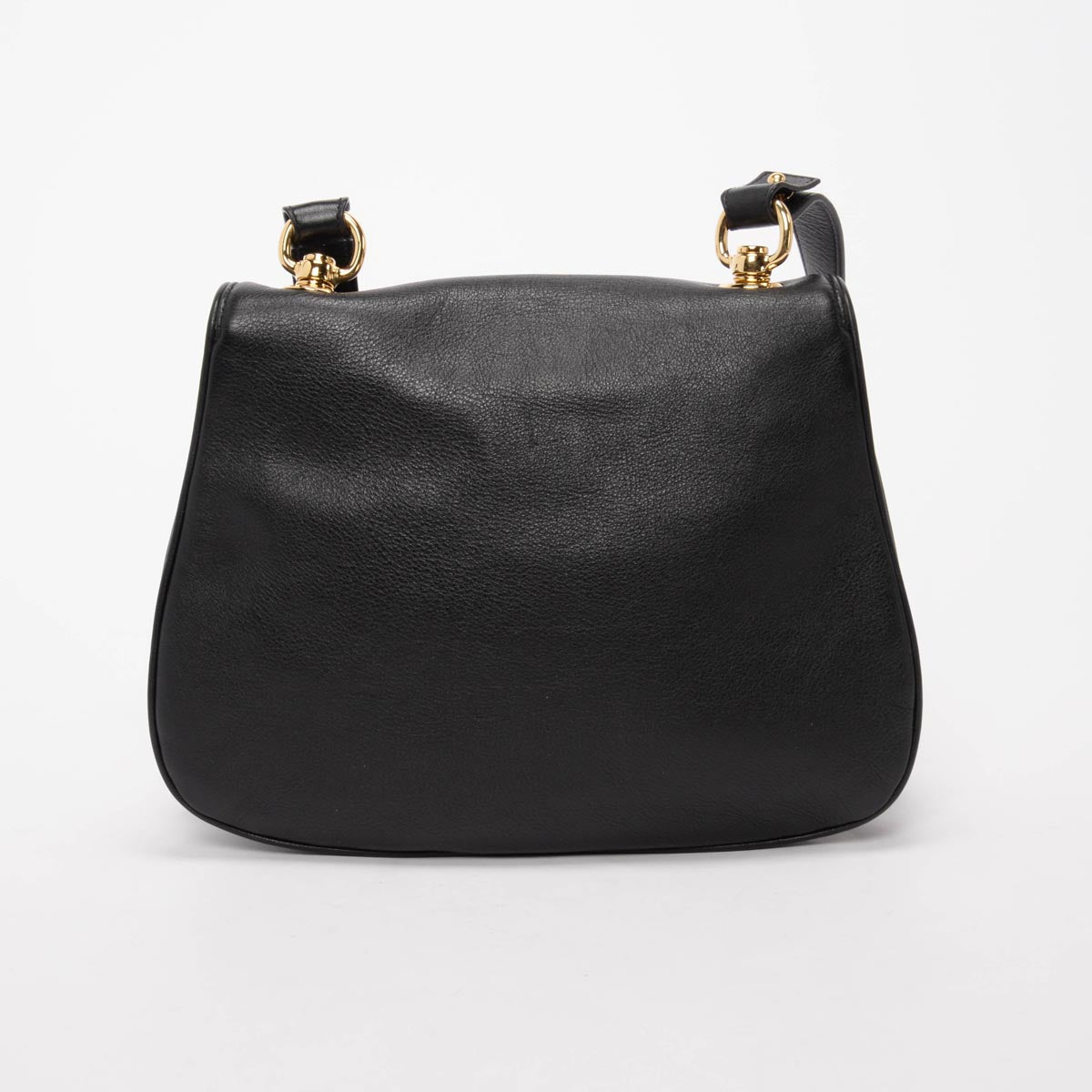 Gucci Black Roxy Calfskin Blondie Medium Shoulder Bag