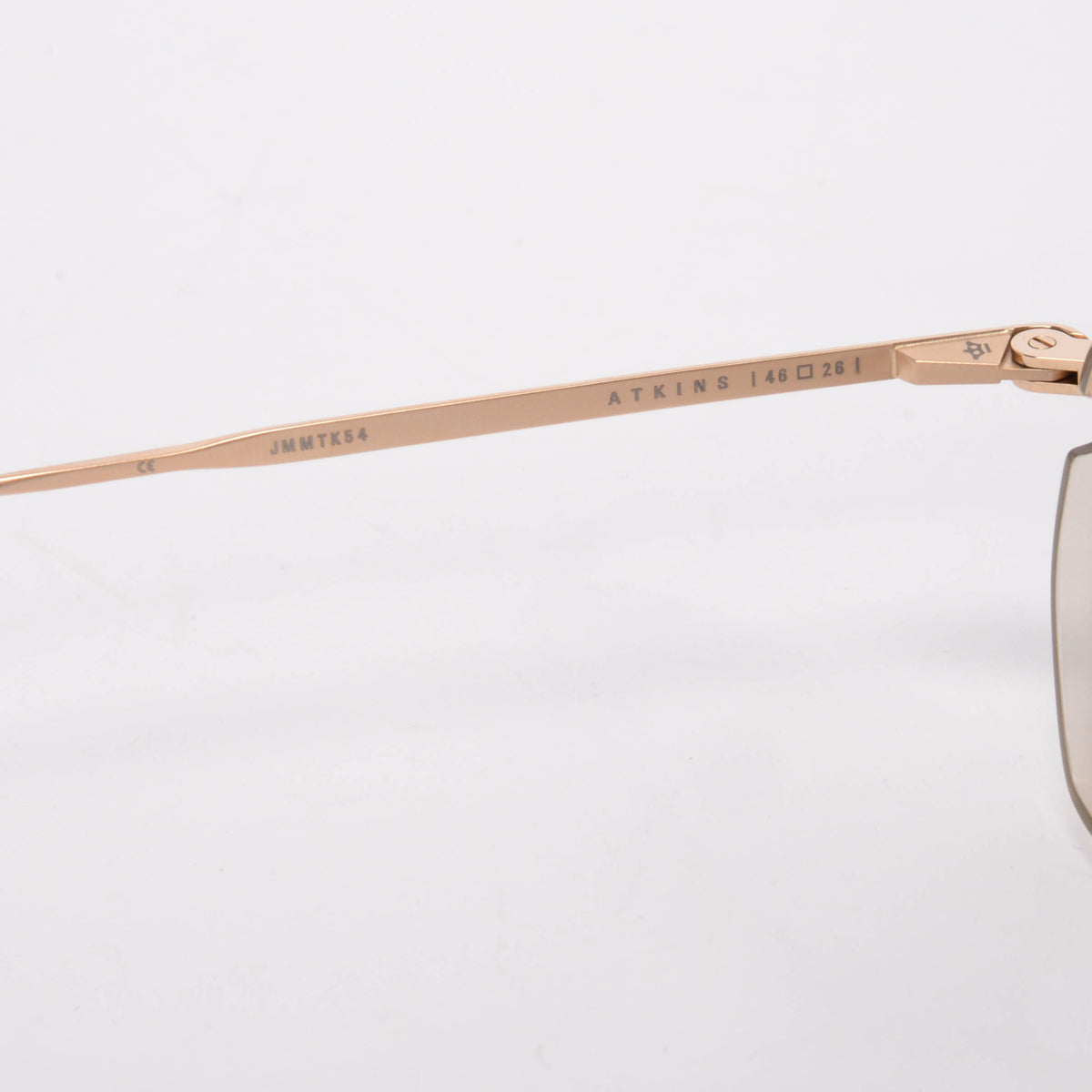 Jacques Marie Mage Gold Atkins D-Frame Sunglasses