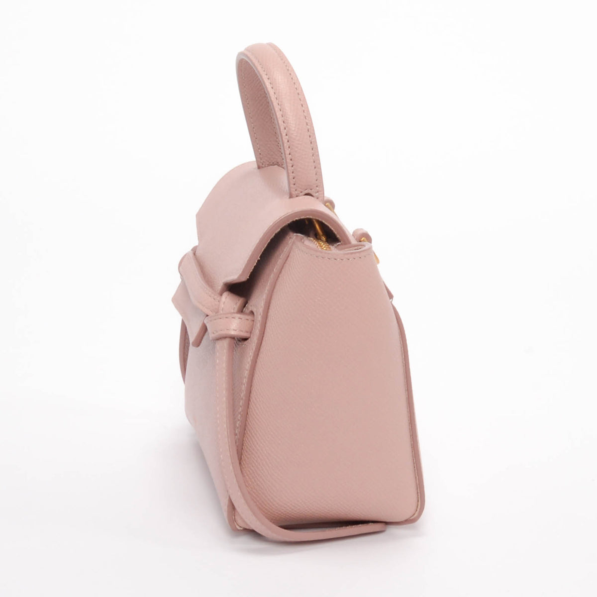 Celine Vintage Pink Grained Calfskin Pico Belt Bag