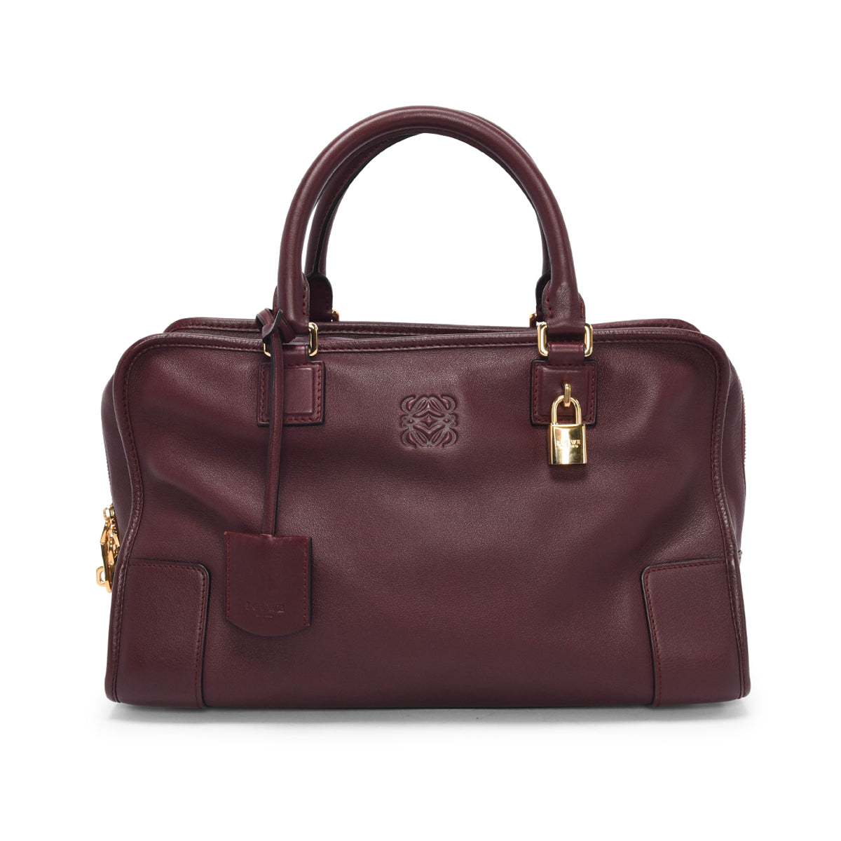 Loewe Bordeaux Nappa Calfskin Amazona 36 Bag