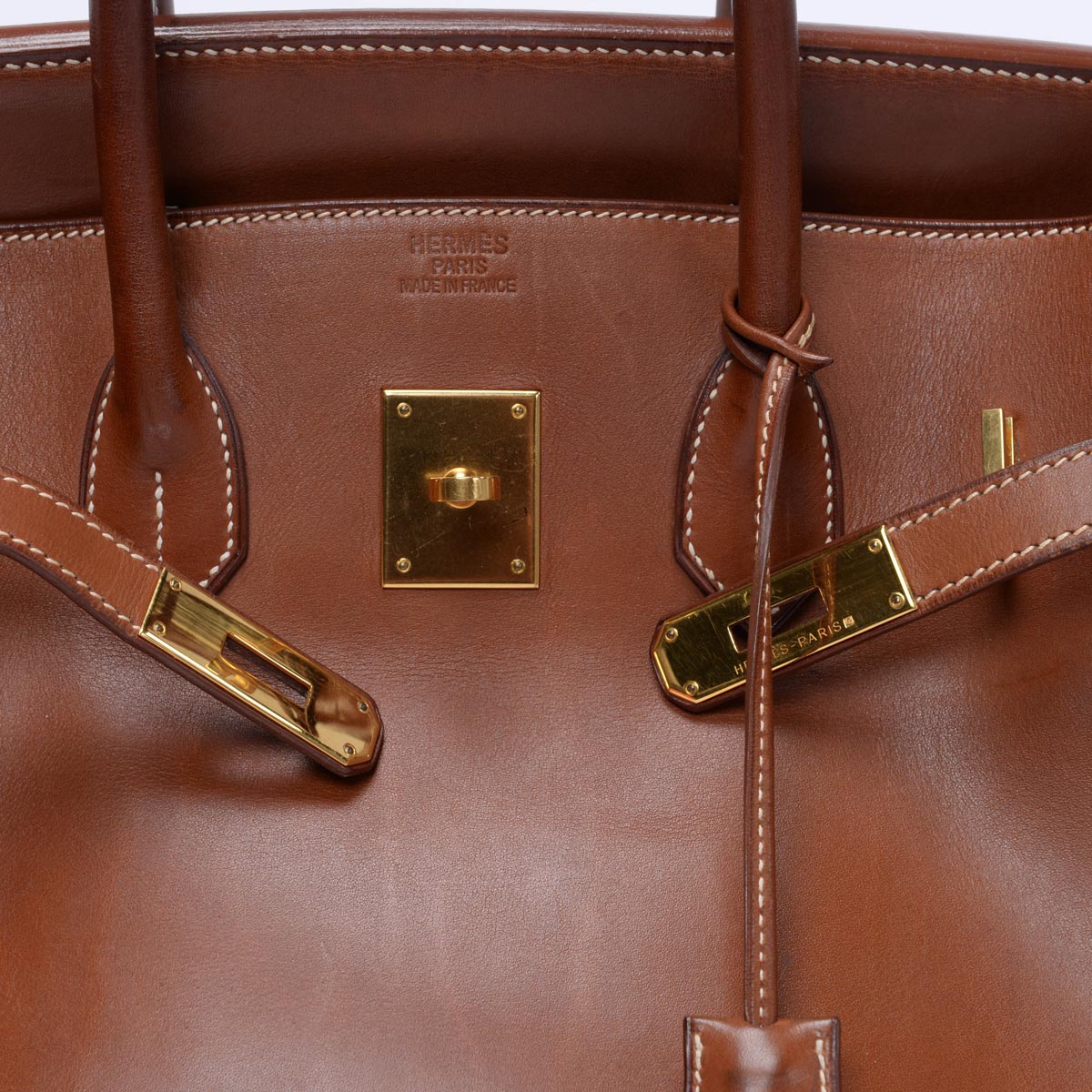 Hermes Fauve Barenia Faubourg Birkin 35 GHW