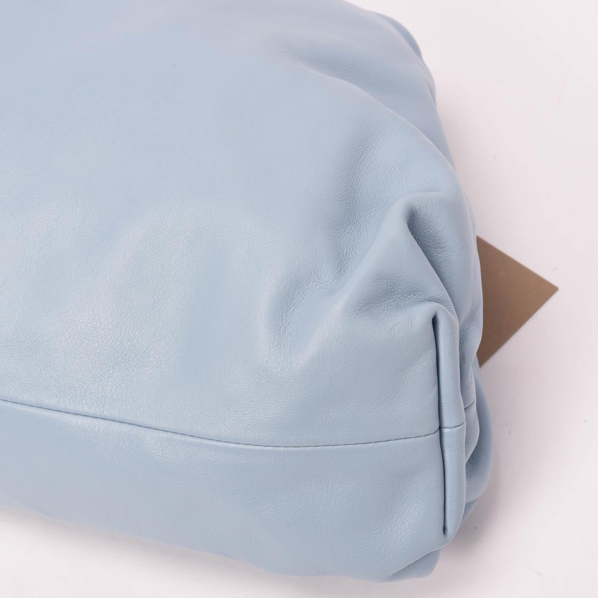 Bottega Veneta Ice Blue Lambskin The Pouch Clutch