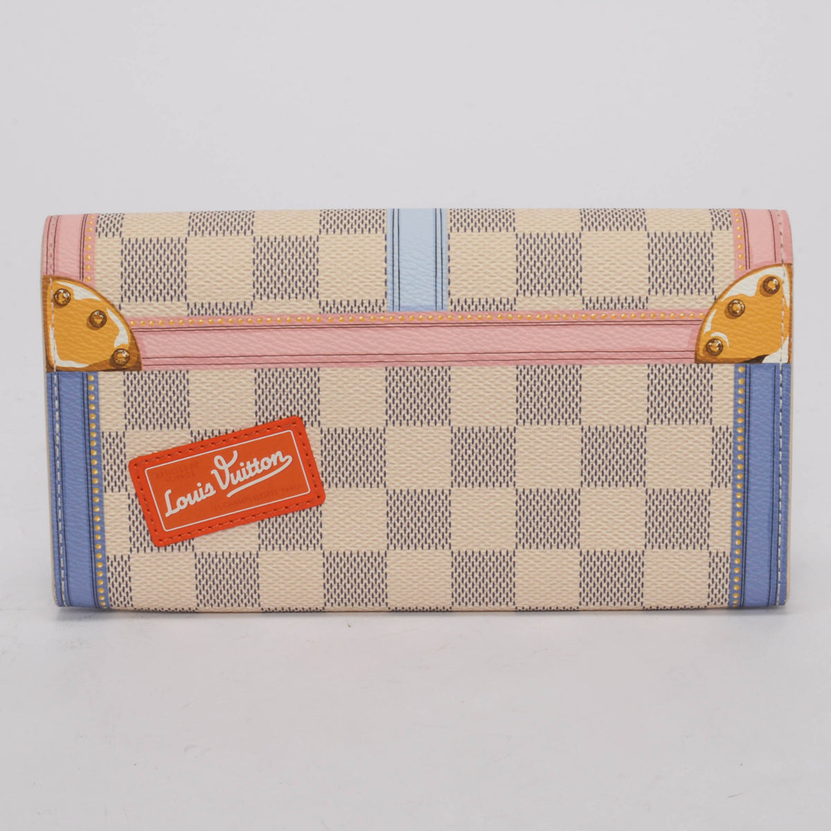 Louis Vuitton Damier Azur Summer Trunks Sarah Wallet