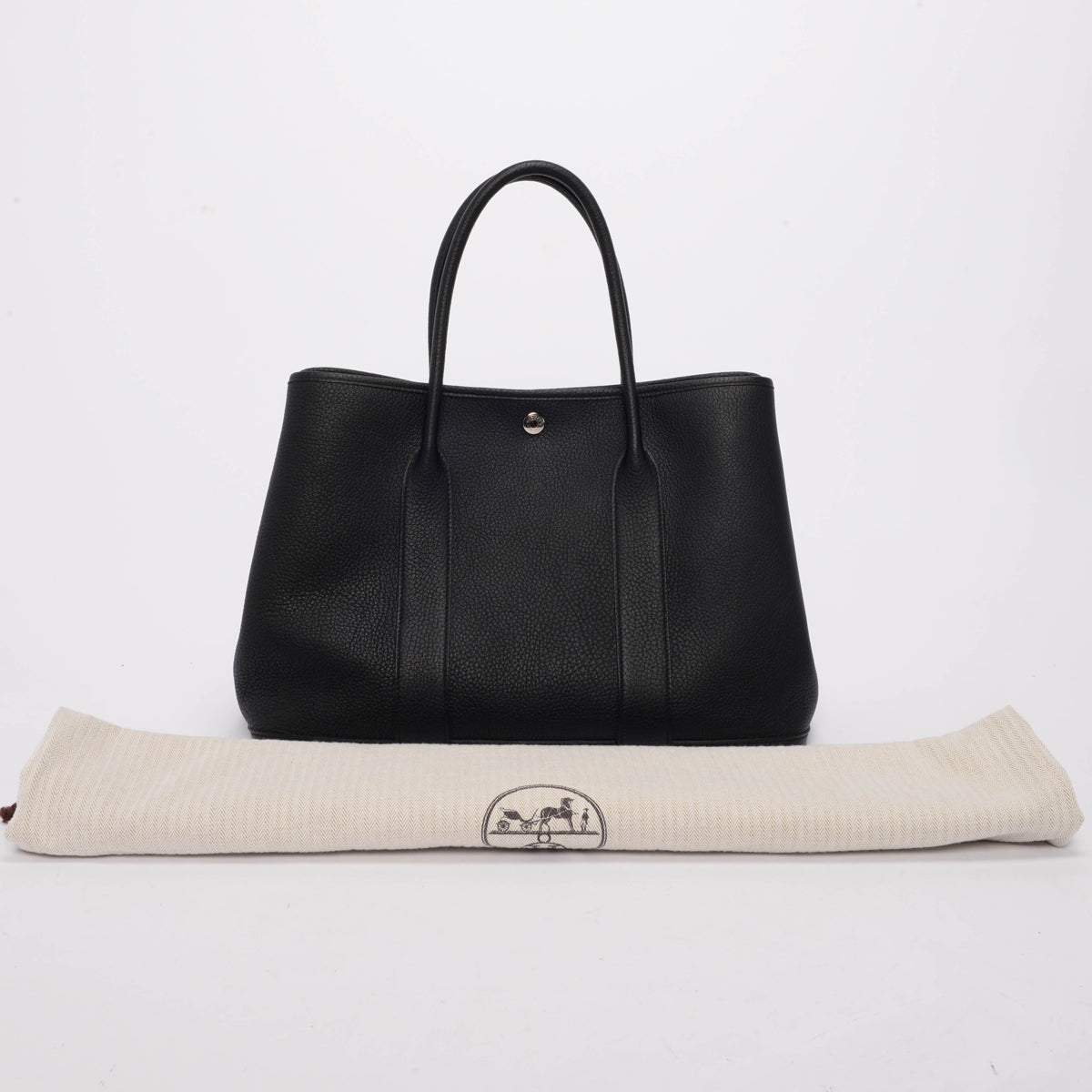 Hermes Black Negonda Garden Party 36 Tote