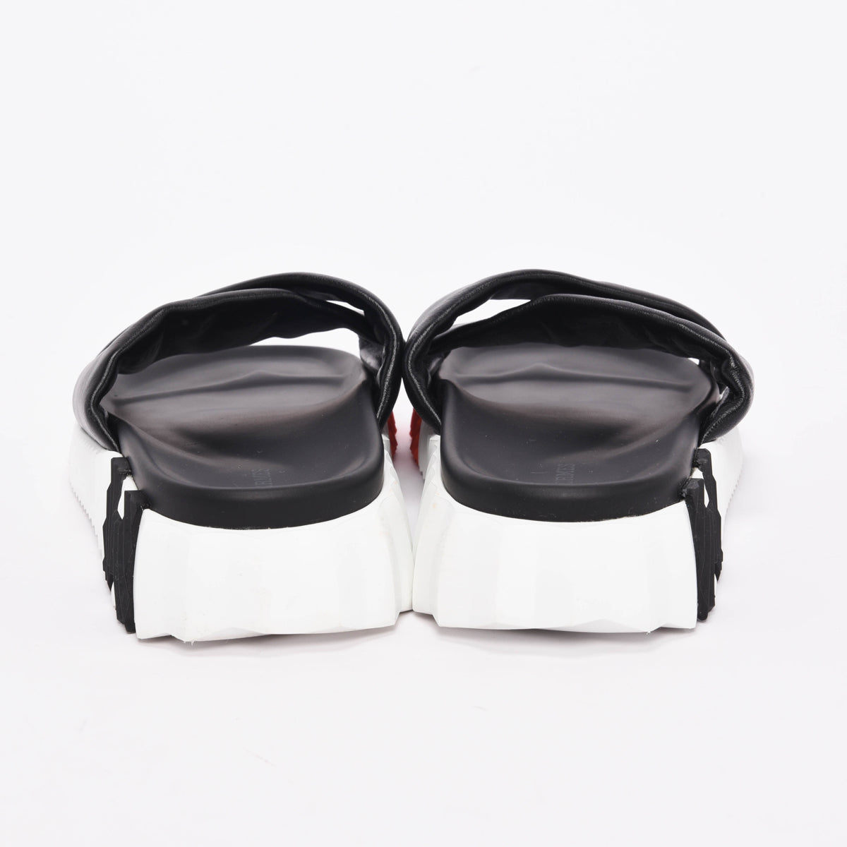 Hermes Black Nappa Infra Sandals 40