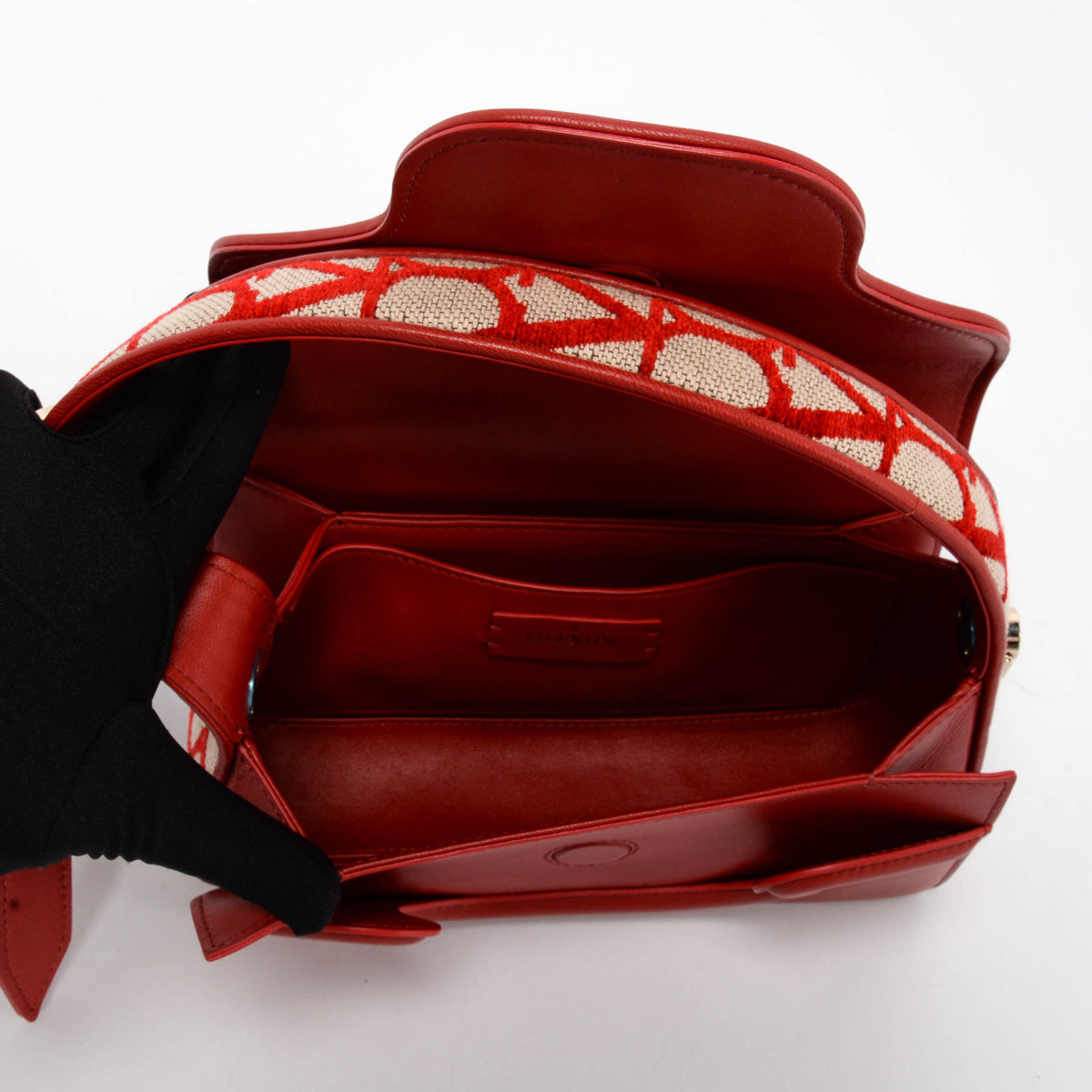 Valentino Red Iconographe Jacquard La Petite Deuxieme Bag