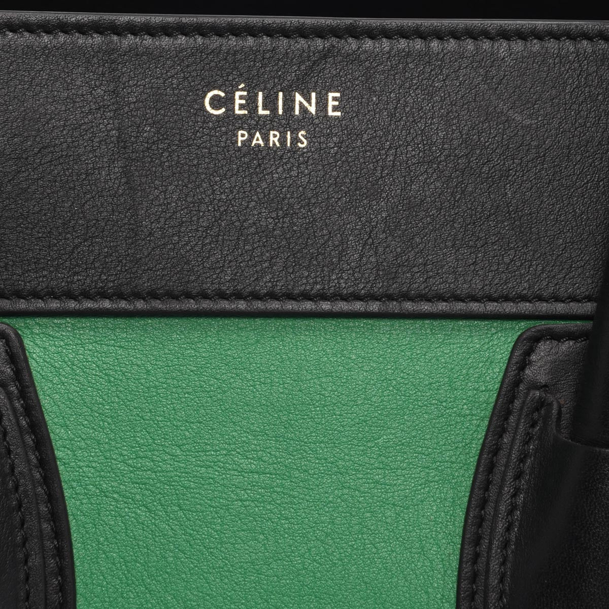 Celine Bi-Colour Palmelato Calfskin Mini Luggage Tote