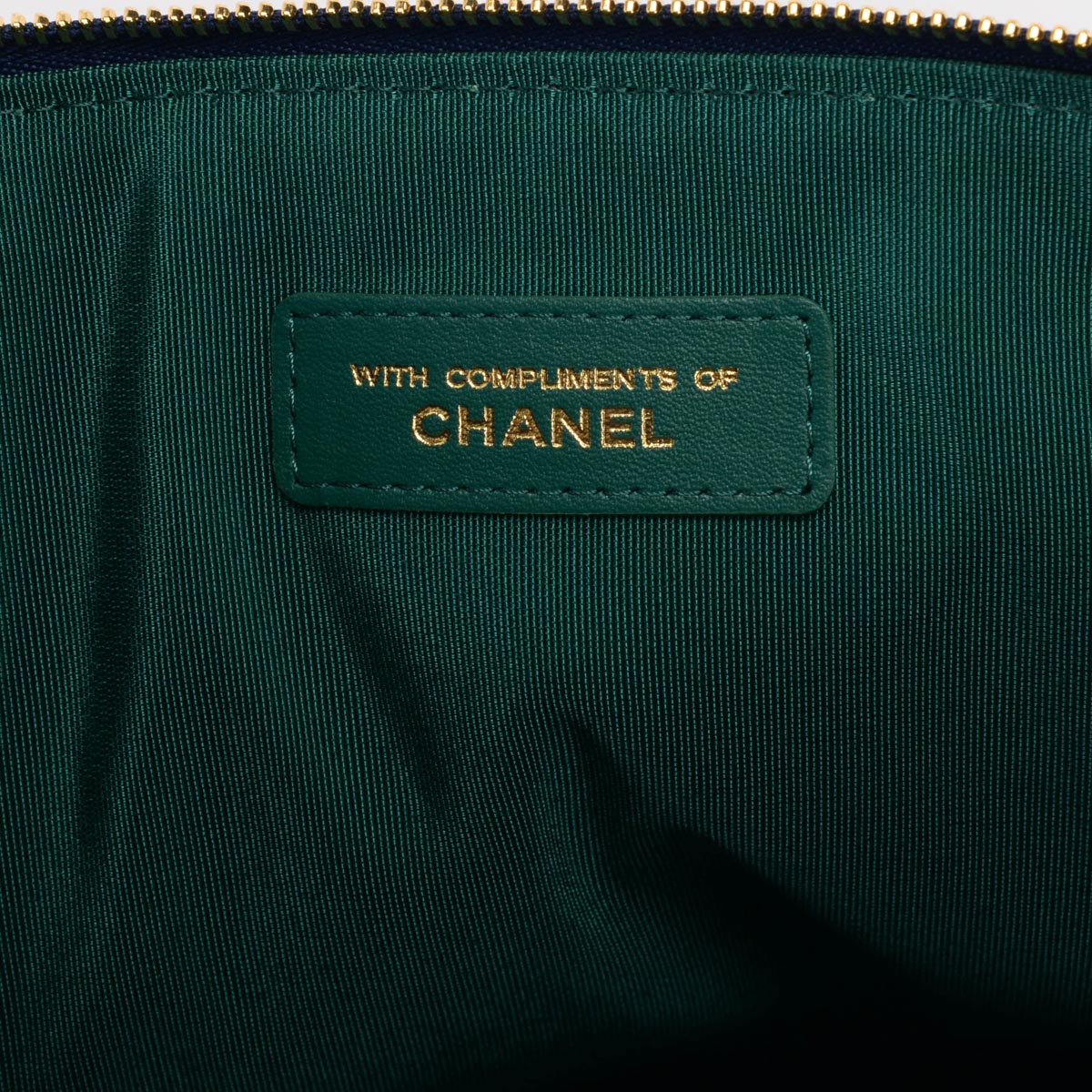 Chanel Cobalt Quilted Jersey Medium O-Case