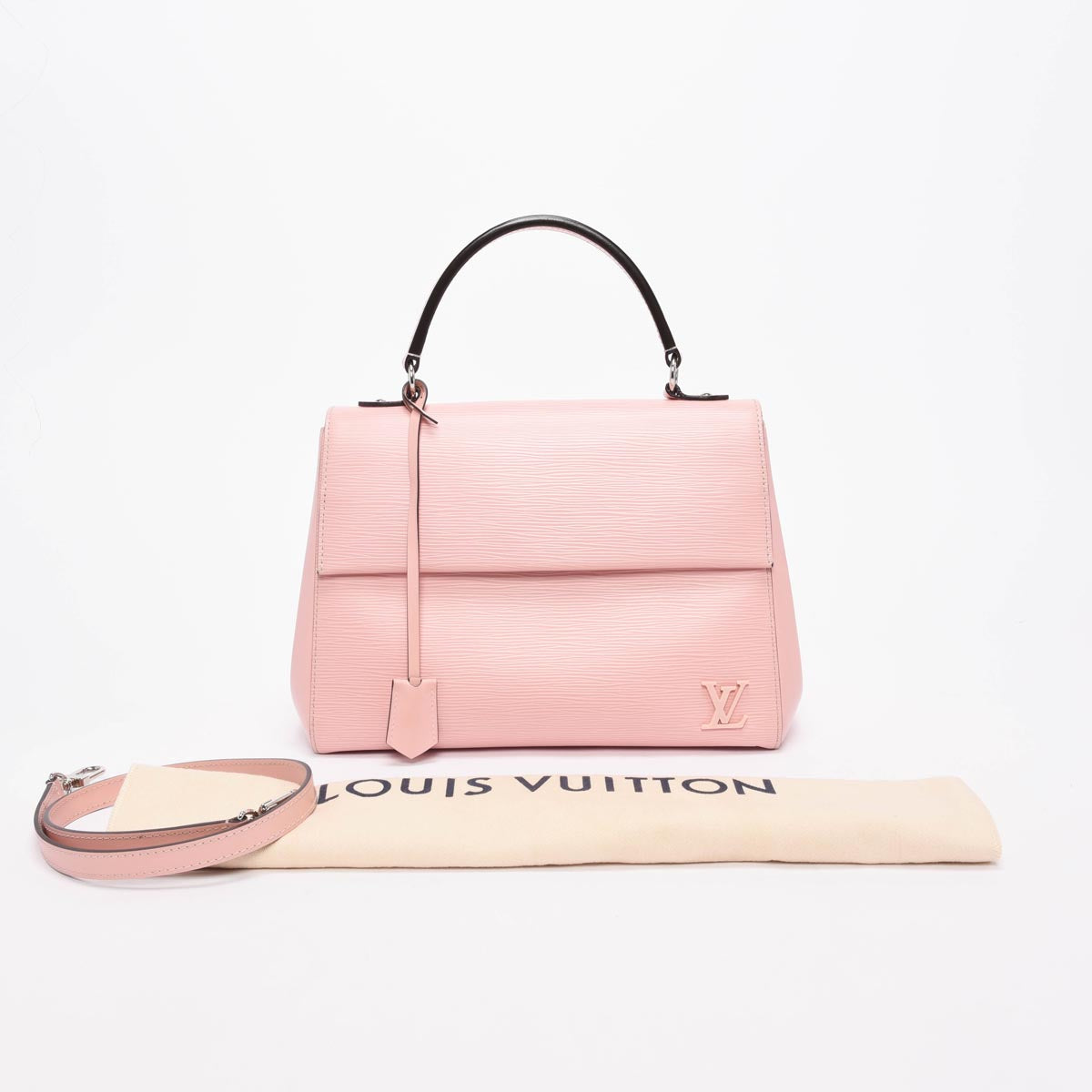 Louis Vuitton Rose Ballerine Epi Leather Cluny MM