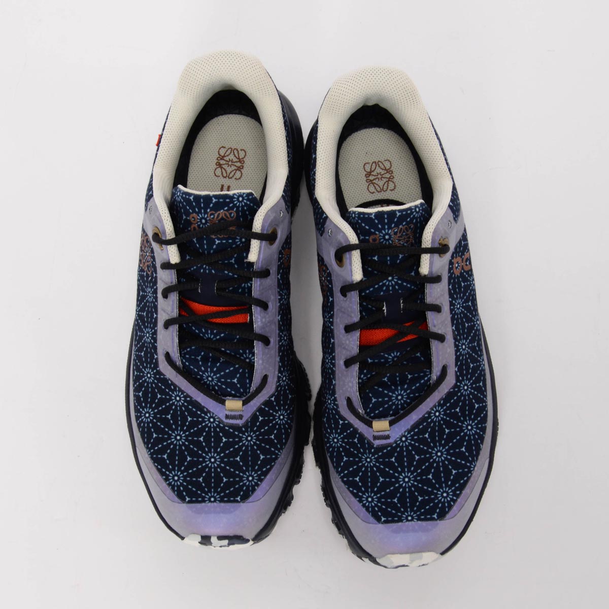 Loewe Space Blue Canvas Cloudventure Sneakers 38