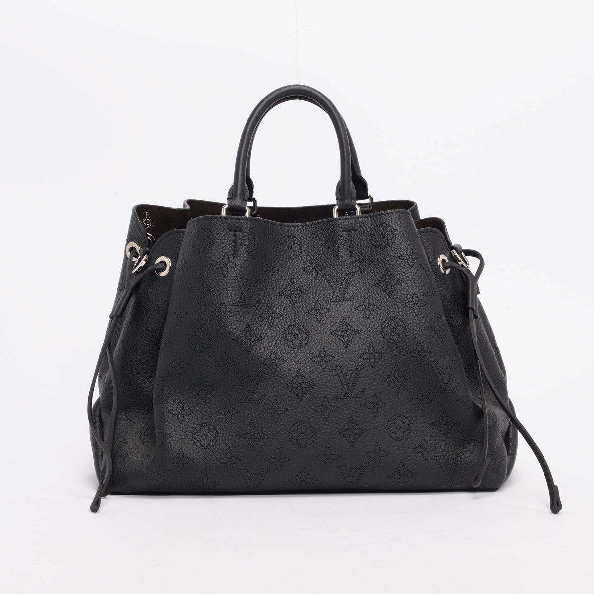 Louis Vuitton Black Mahina Calfskin Bella Tote