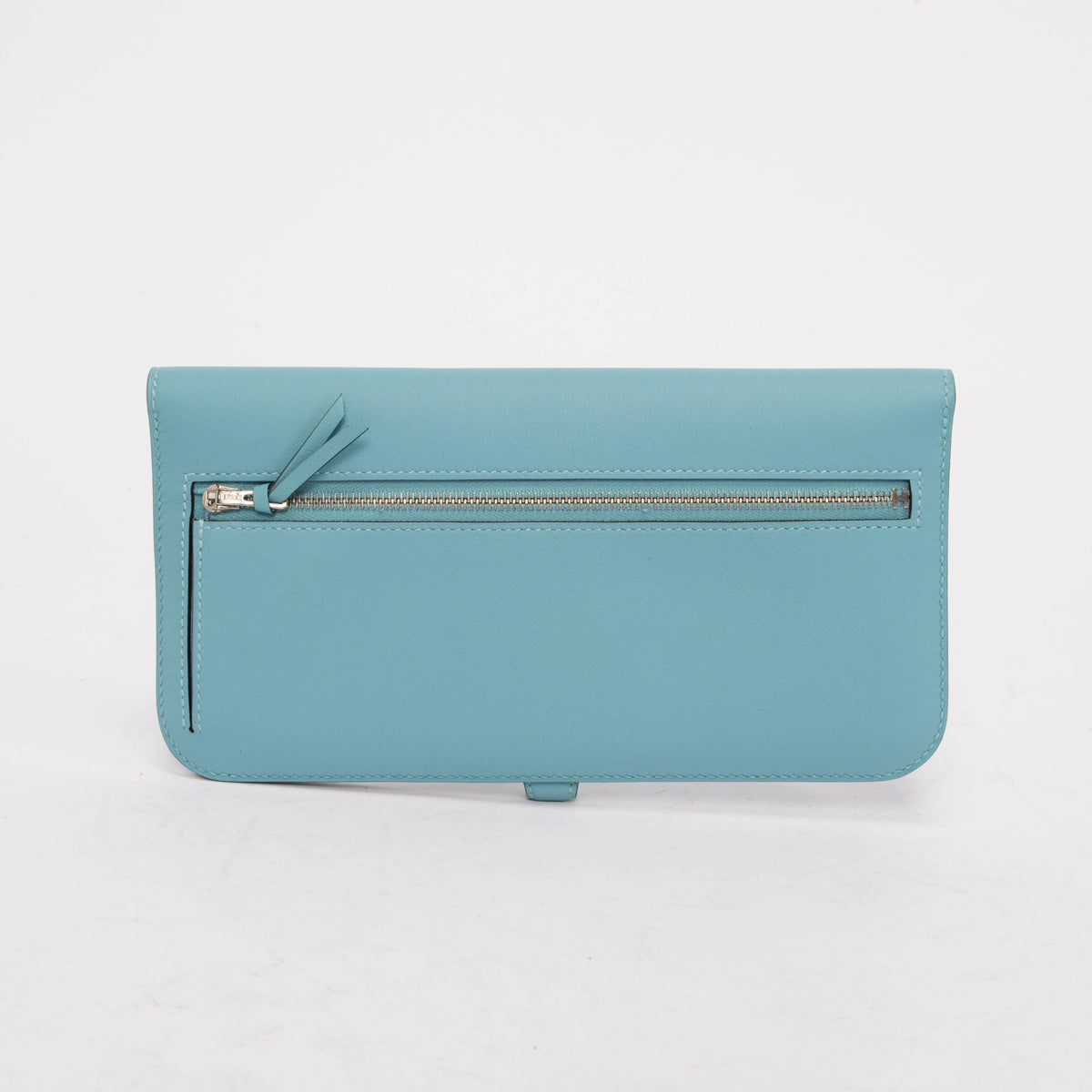 Hermes Blue Swift Dogon Recto Verso Wallet