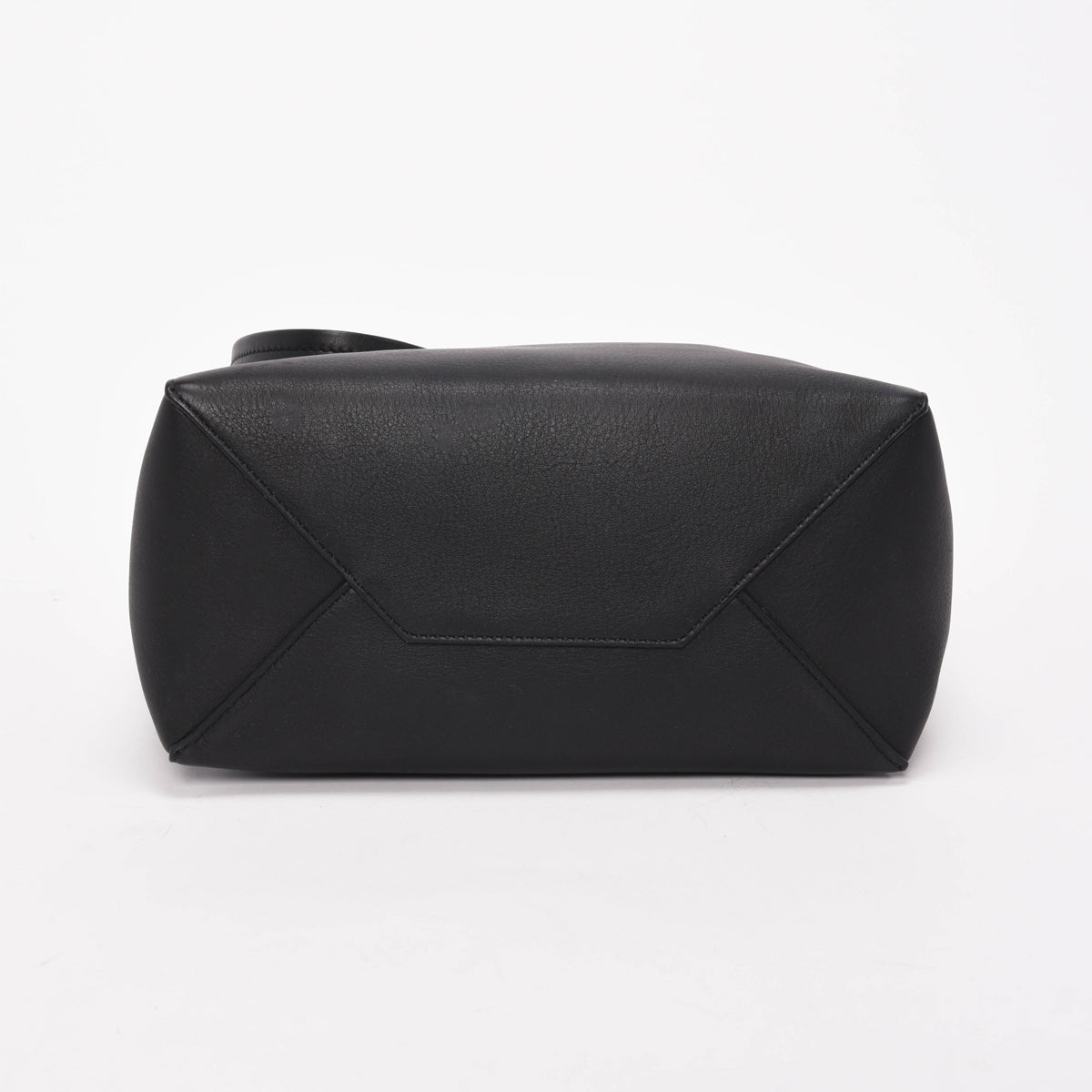 Celine Black Smooth Calf Vertical Cabas Tote