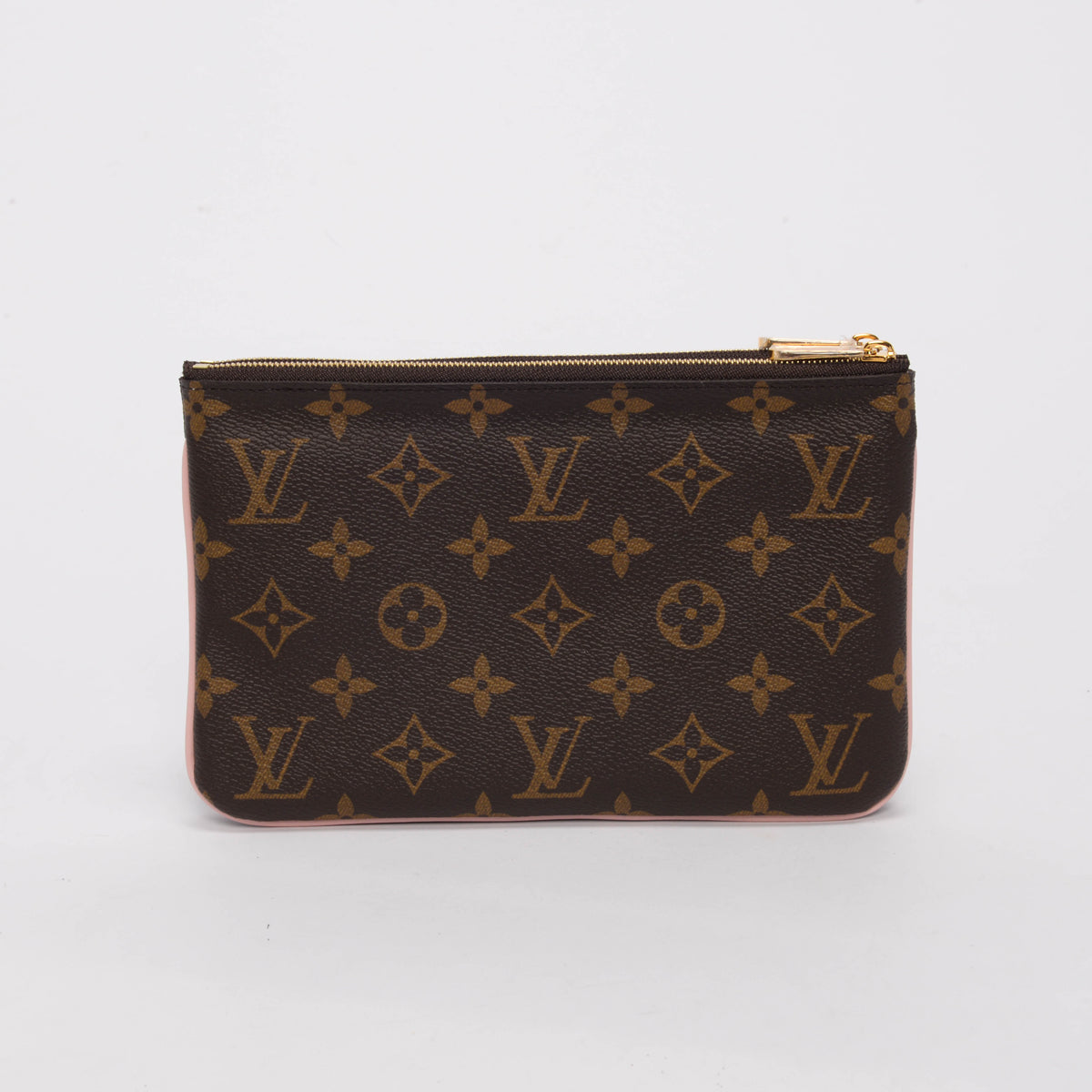Louis Vuitton Monogram Big Wheel Double Zip Pochette