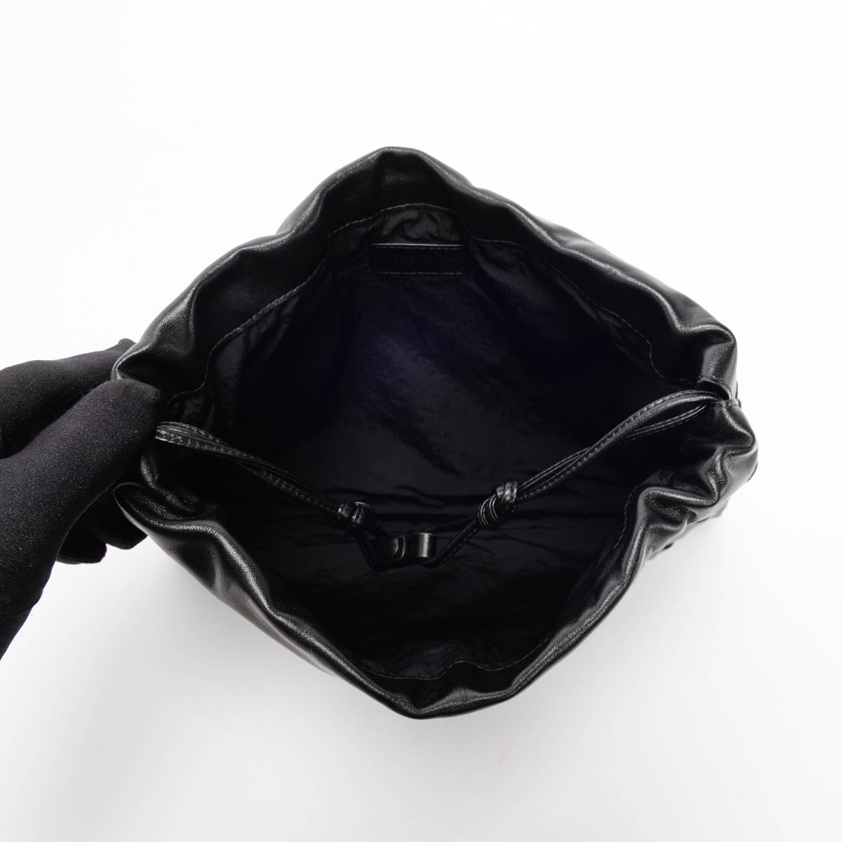 Bottega Veneta Black Intrecciato Medium Dustbag
