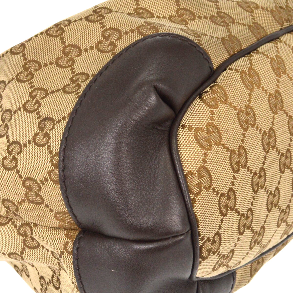 Gucci Brown GG Canvas Sukey Top Handle Satchel