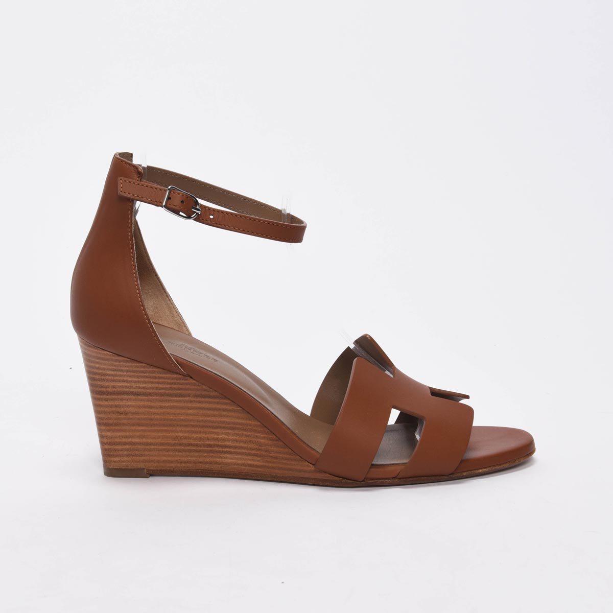Hermes Gold Calfskin Legend Sandals 41