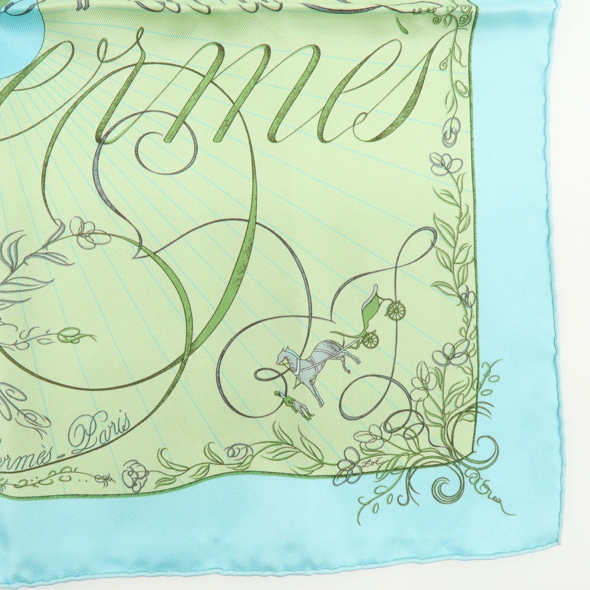 Hermes Les Capucines & Effluves Pocket Square Scarves
