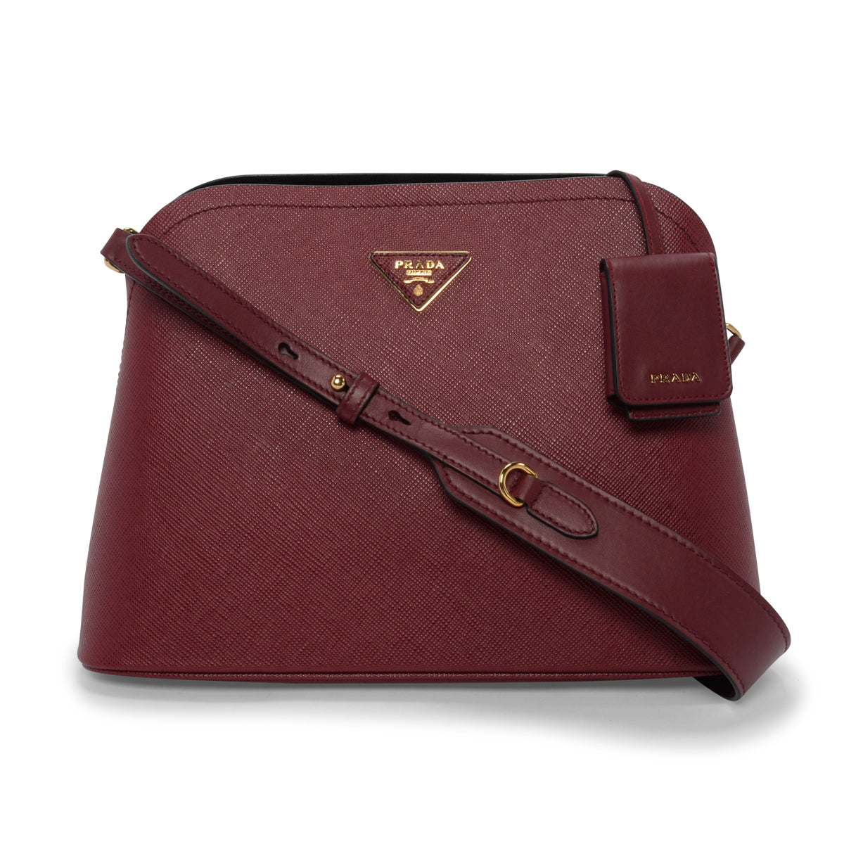 Prada Cerise Saffiano Matinee Bag